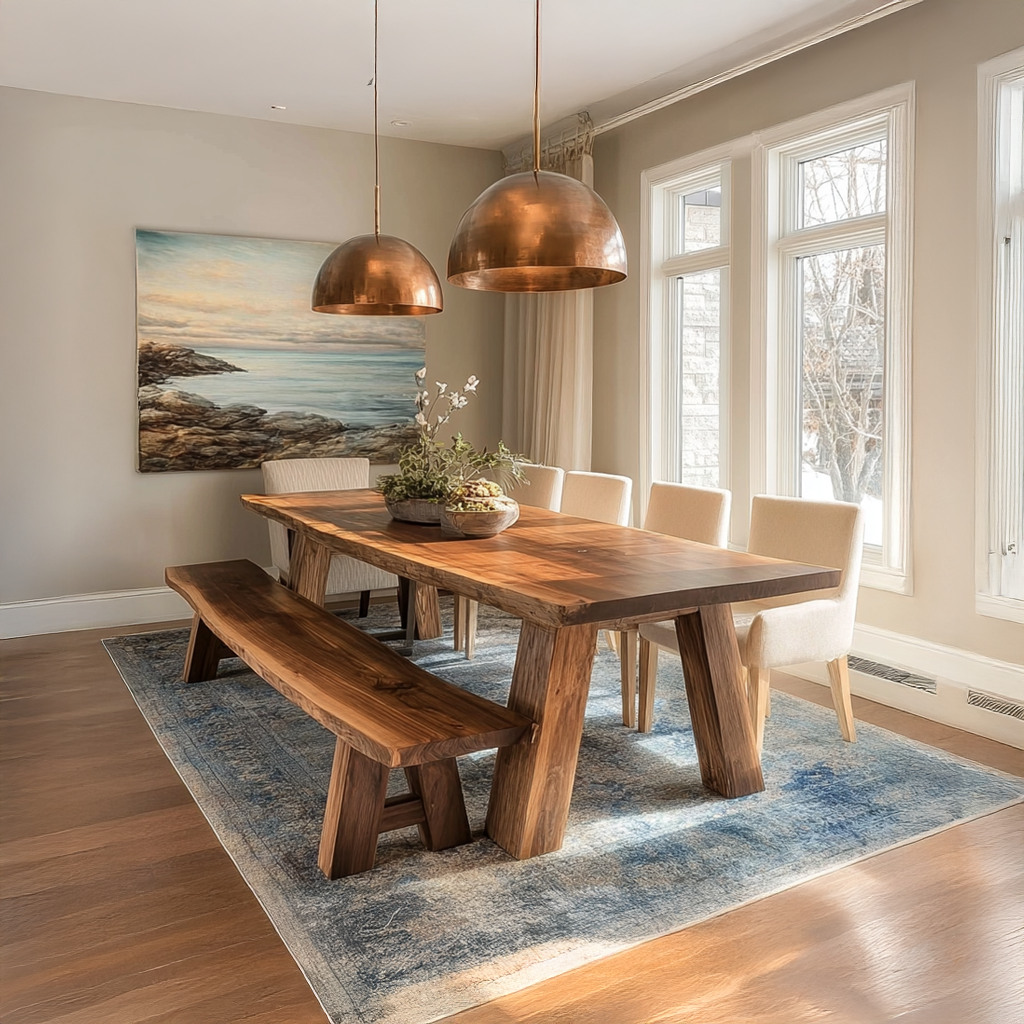 Rustic Dining Table Kitchen Or Dining Room SINLSADT038