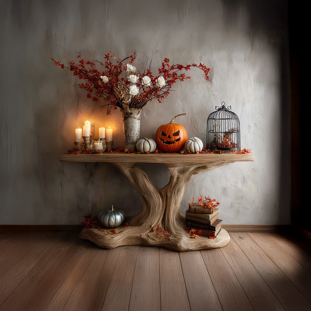 Rustic Tree Console Living Room SINLSACS141