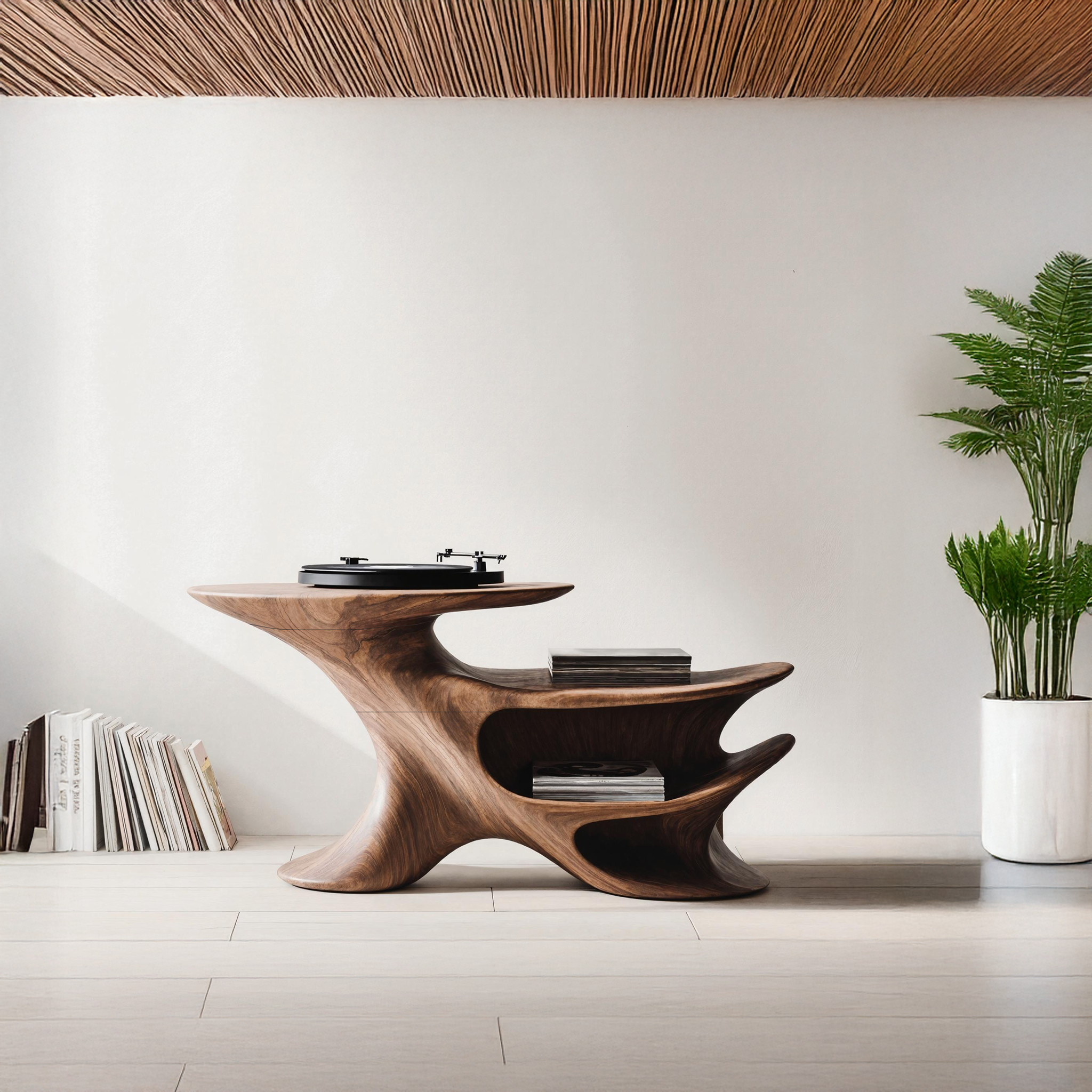 Handcrafted Record Stand Music Lover's Dream SILDTTNRPT005