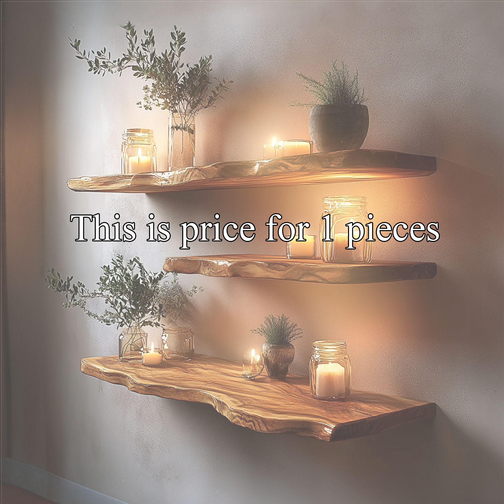 Rustic Floating Shelf Cozy Living Room Or Bedroom SINLKIFL308