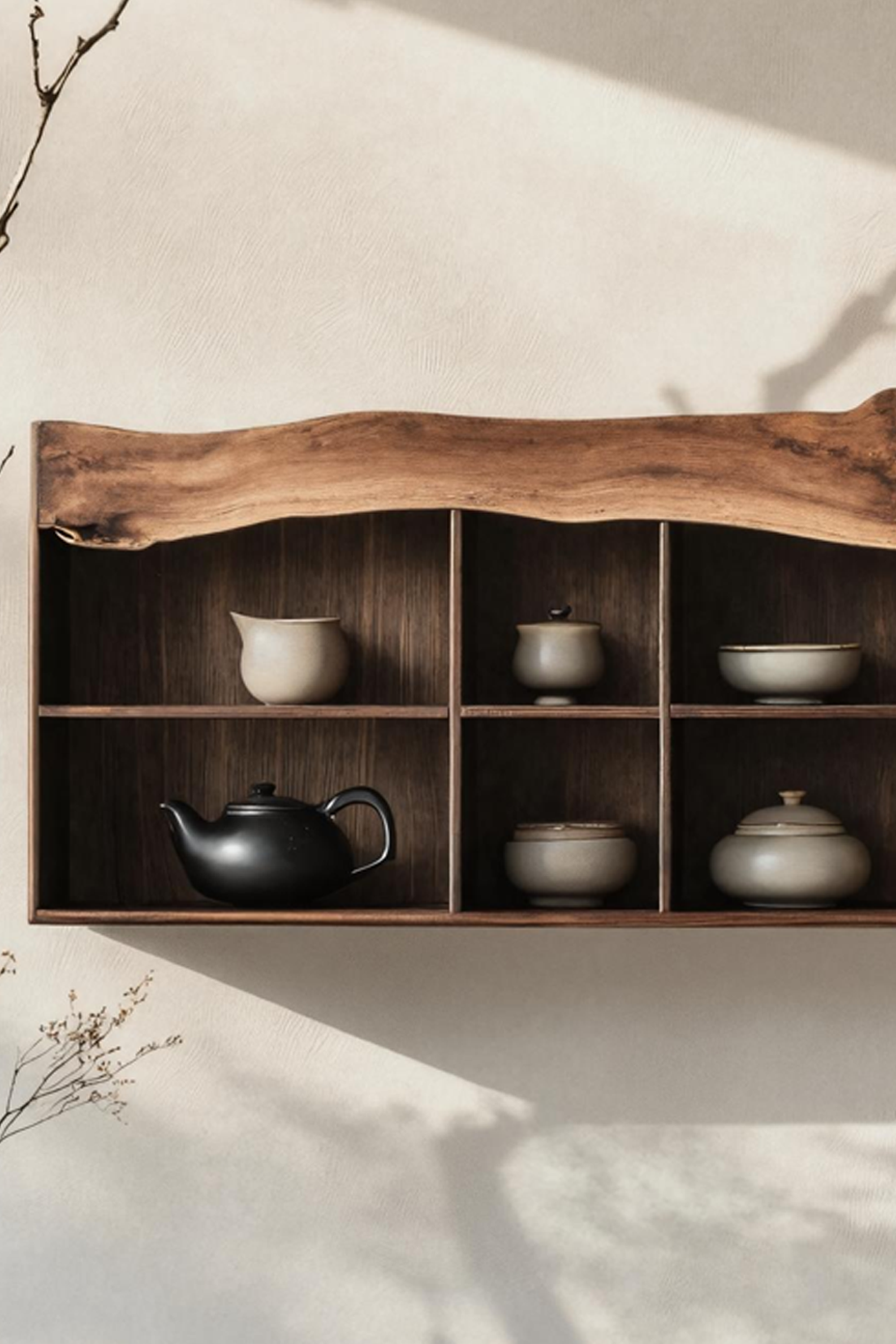 Mid Century Wall Shelf For Bedroom Furniture Decor Style SILDTTNWMS019