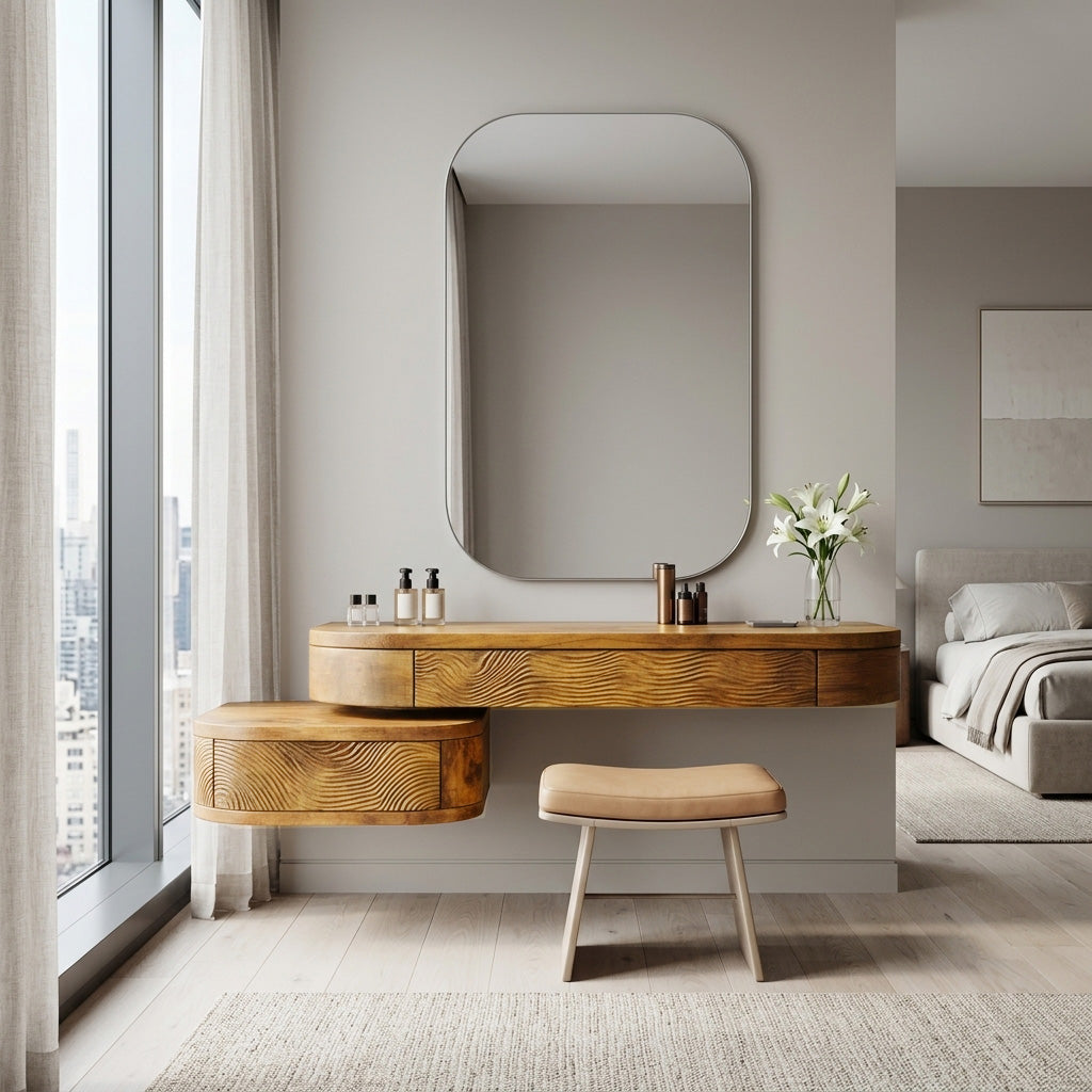 Modern Floating Vanity Table For Bedroom SITHHNVAN009