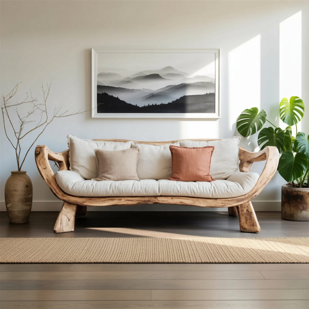 Handcrafted Rustic Sofa For Living Room Or Lounge SITHTTCHR045