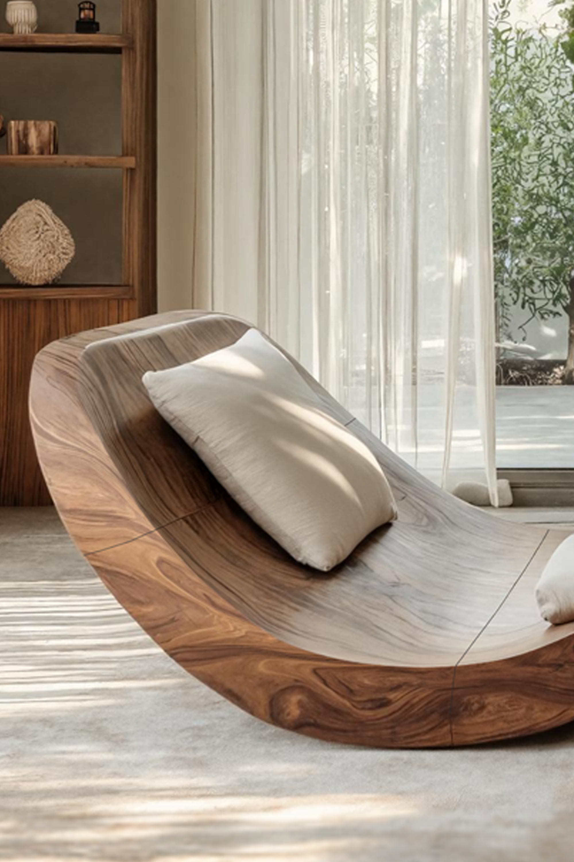 Rustic Wooden Daybed For Farmhouse Living Room Furniture Decor SILDTTNDB014