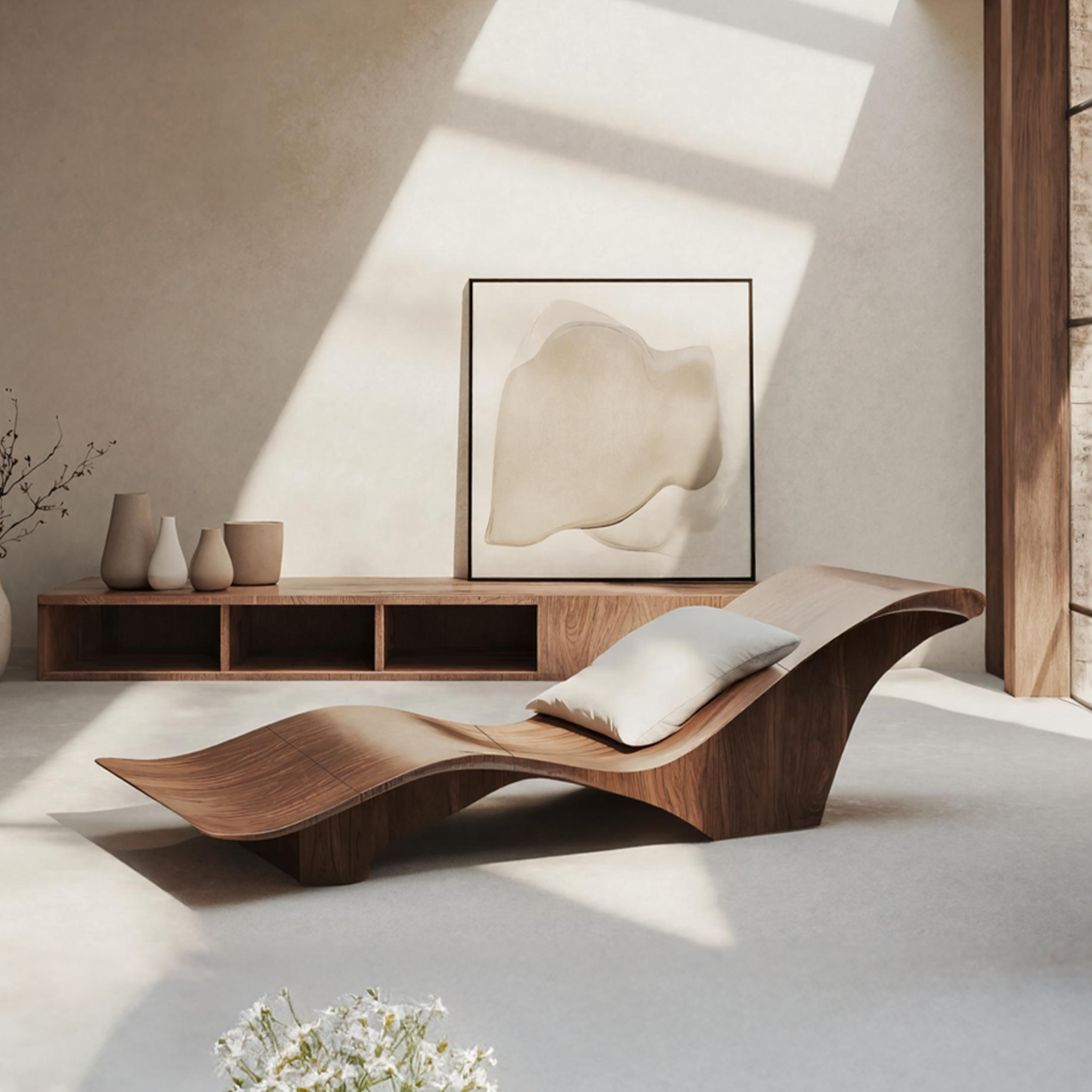 Handcrafted Wooden Daybed For Living Room Furniture Decoration SILDTTNDB021