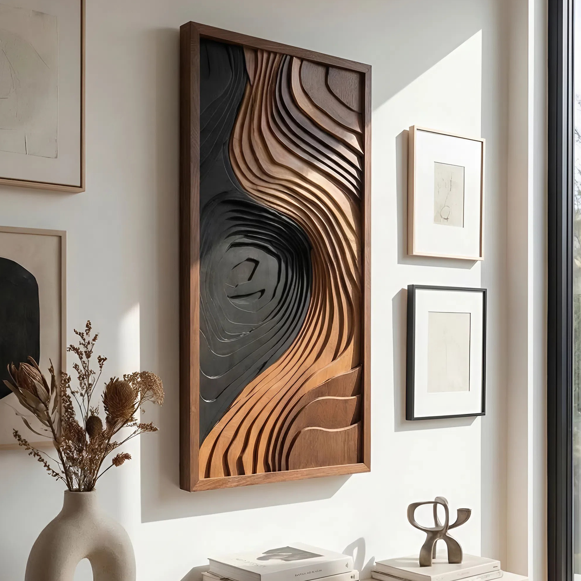 Contemporary Abstract Wall Art Panel For Bedroom Decor SILDTTNWA039