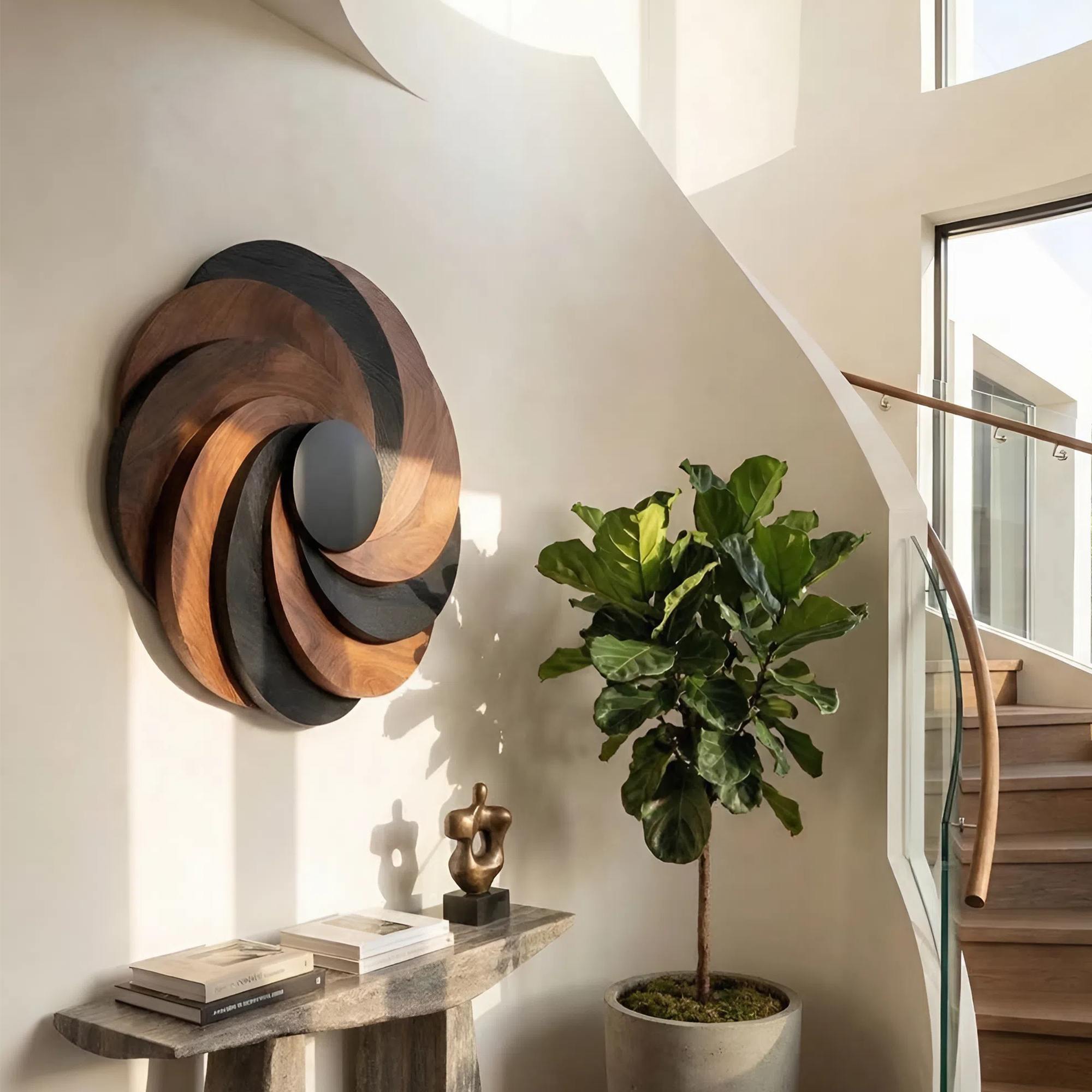 Mid Century Abstract Wall Art For Living Room Decor SILDTTNWA036