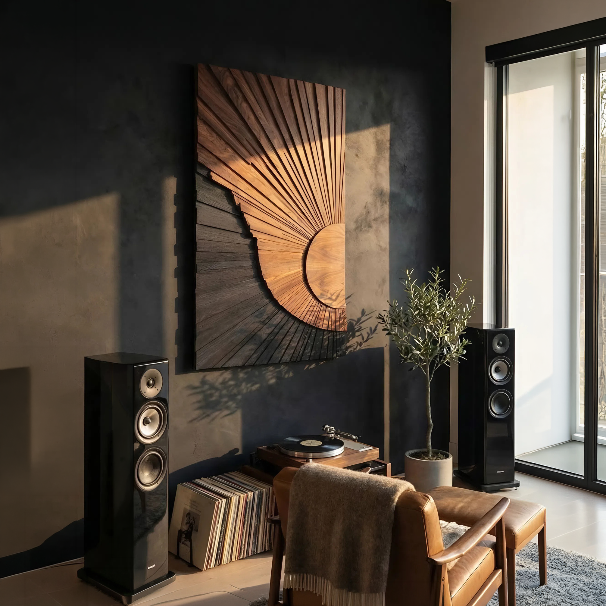Minimalist Abstract Wall Art Panel For Bedroom Decor SILDTTNWA051