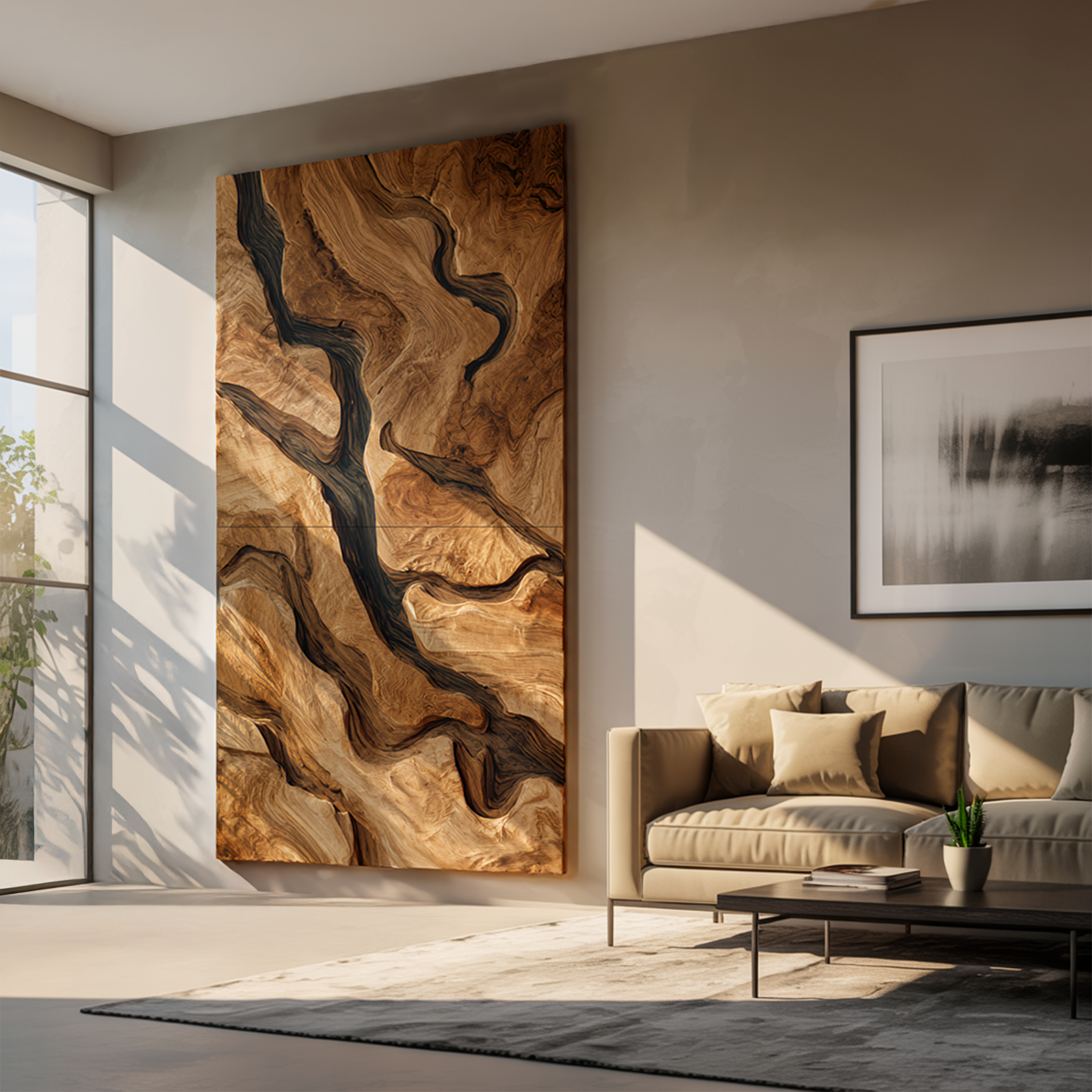 Handcrafted Wooden Wall Art Sculpture For Bedroom SILDTTRWA035