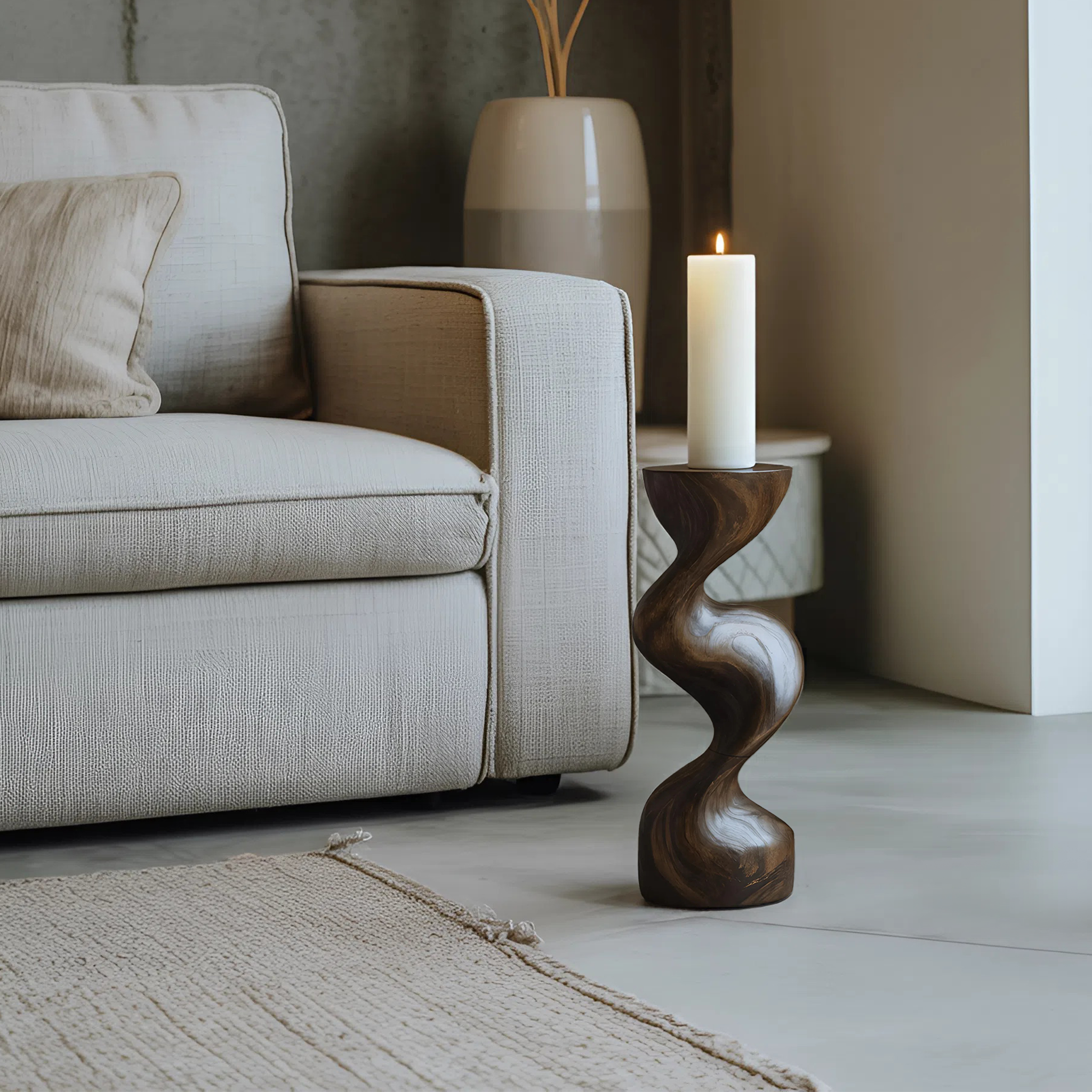 Mid Century Candle Holder For Living Room Modern Decor SILDTTNCDH