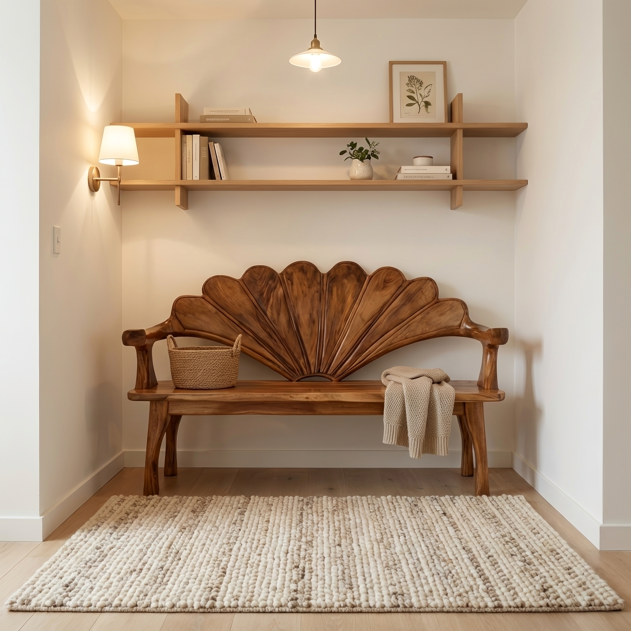 Live Edge Wooden Bench For Entryway Interior Styling SILDTTRBEN035