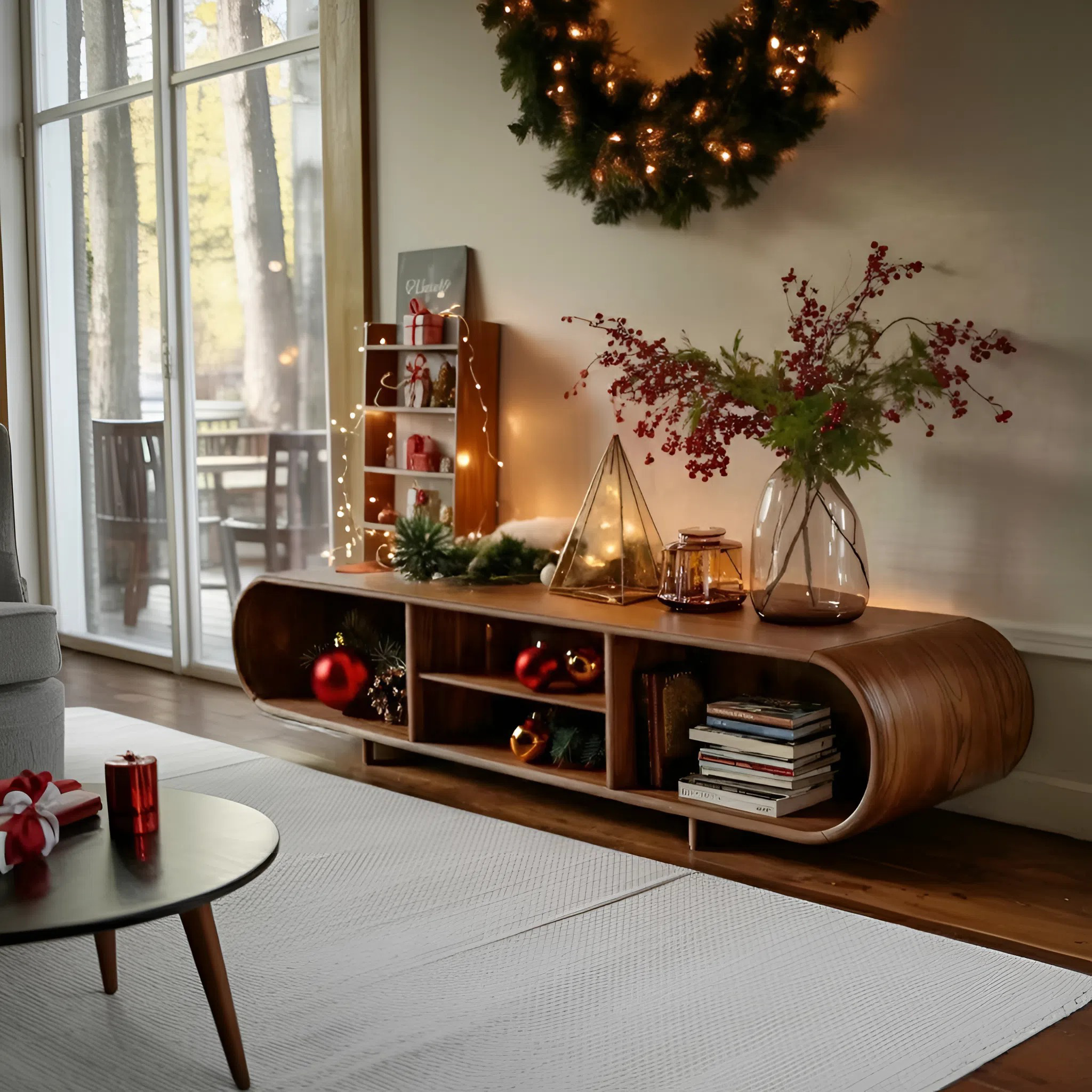 Modern Solid Wood End Table For Minimal Interior Design SILDTTNSTA001