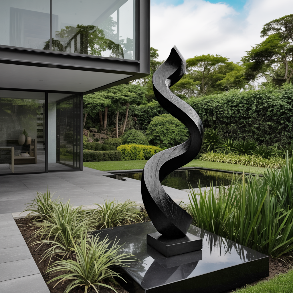 Mid Century Abstract Sculpture For Garden Wall Feature SILDTTNAS013