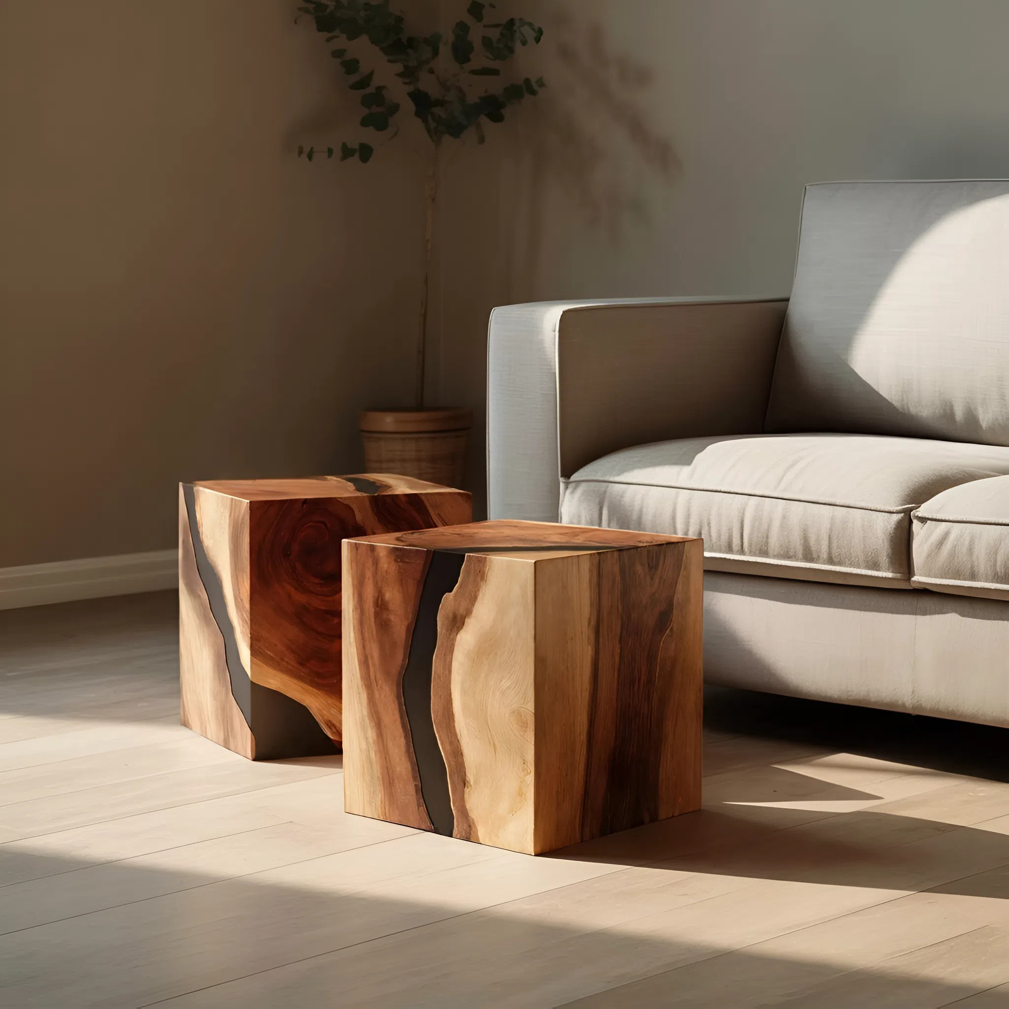 Handcrafted Low Coffee Table For Modern Furniture Decor SILDTTNCF030