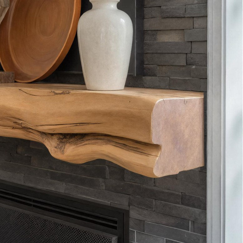 Natural Mantel Shelf For Fireplace Or Entryway SITHHNFS006