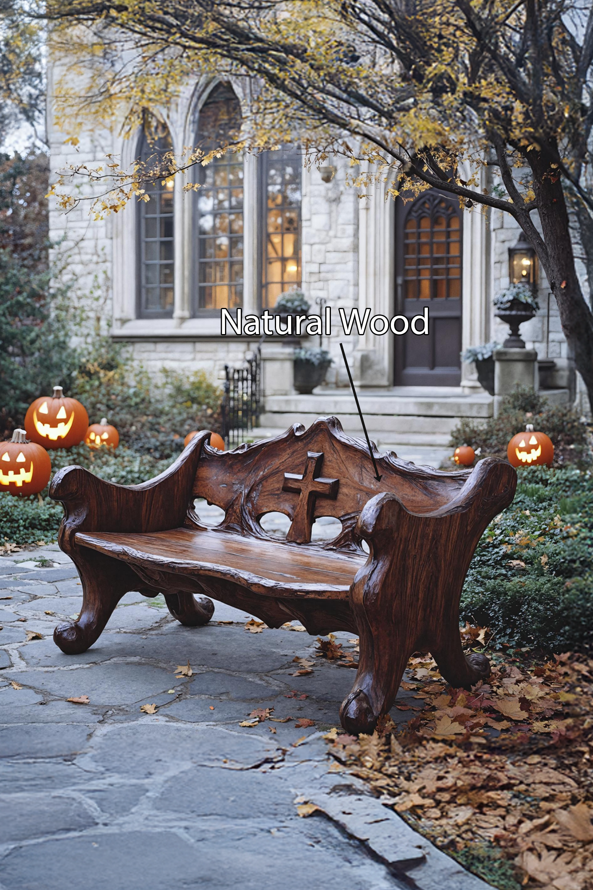 Mid Century Live Edge Outdoor Bench For Outdoor Decor Ideas SILDTTNHOB011