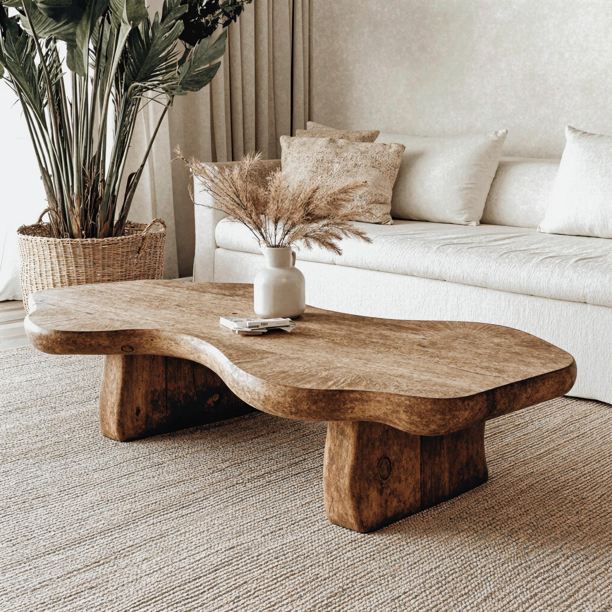 Solid Wood Coffee Table For Elegant Living Rooms SILDTCF094