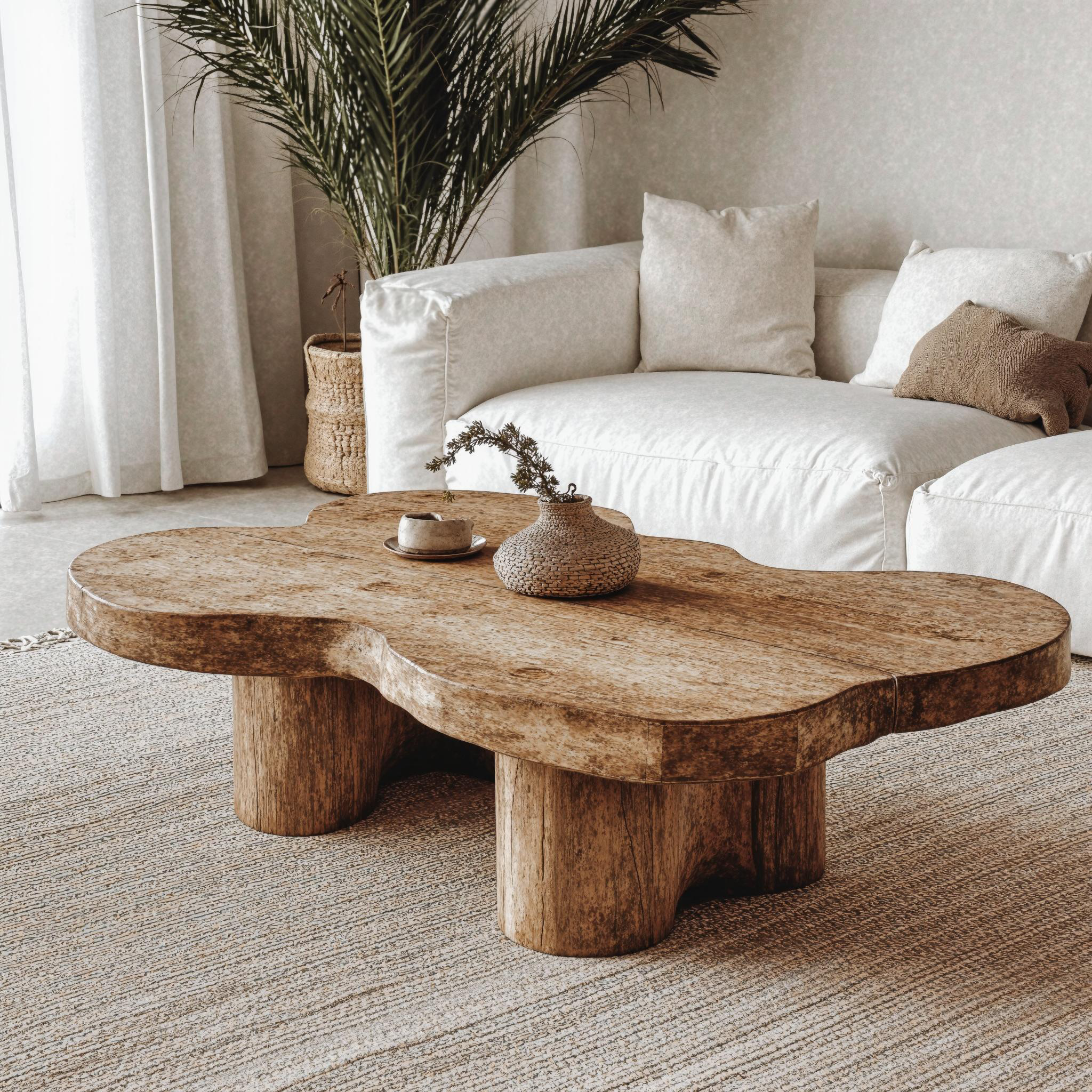 Farmhouse Style Wood Coffee Table For Country Homes SILDTCF093