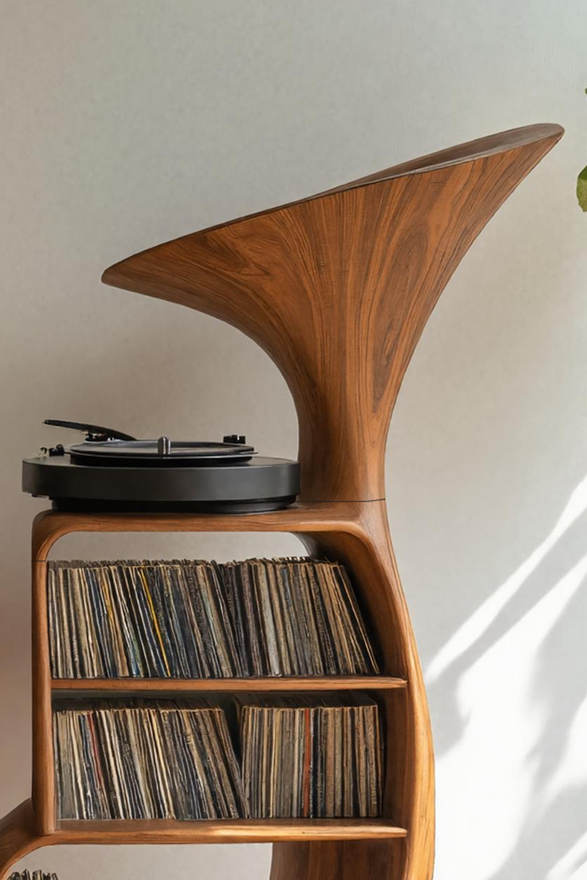 Rustic Vinyl Record Cabinet For Furniture Decor SILDTTRRPT009