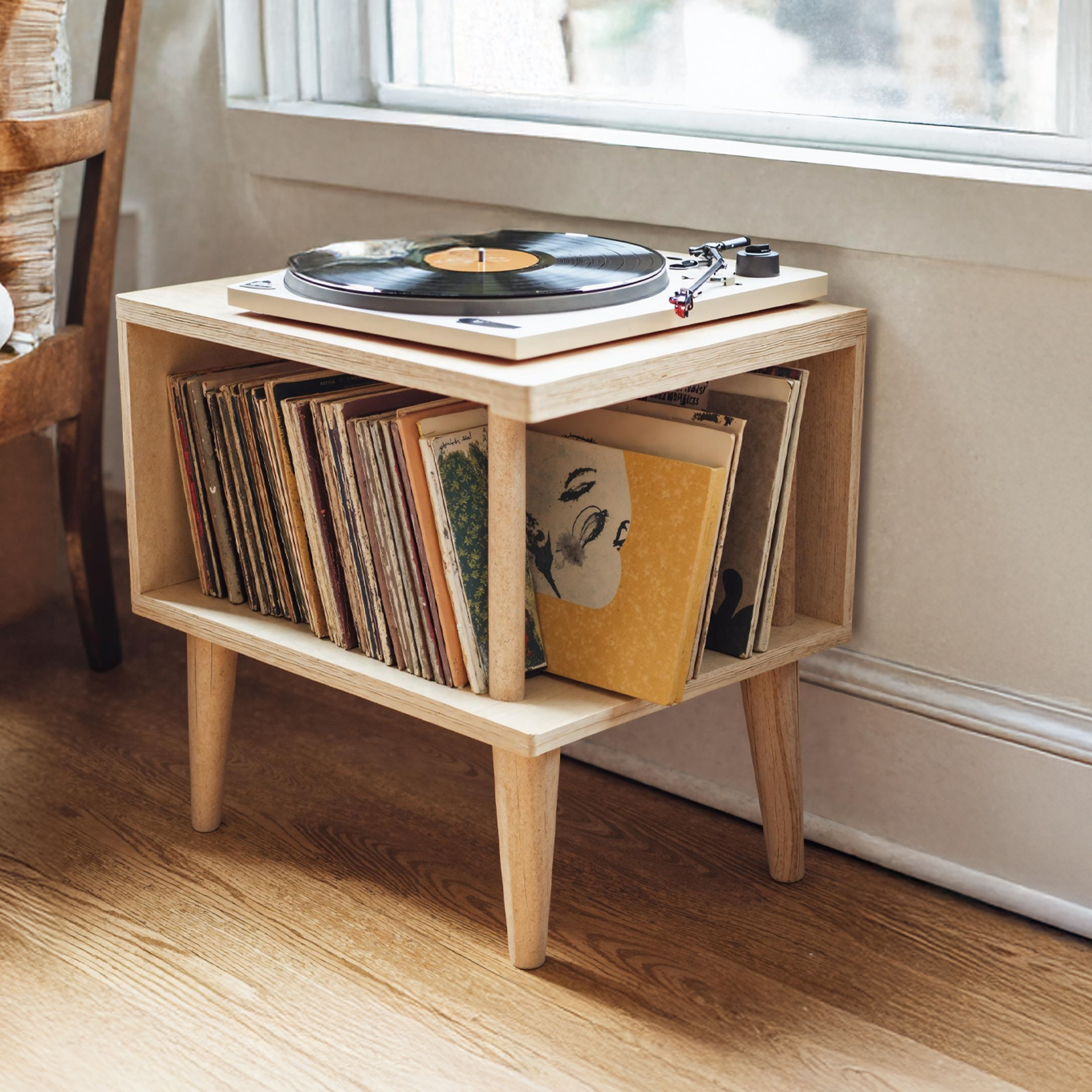 Unique Record Player Stand For Living Room, Bedroom, Office SILDTRPT013