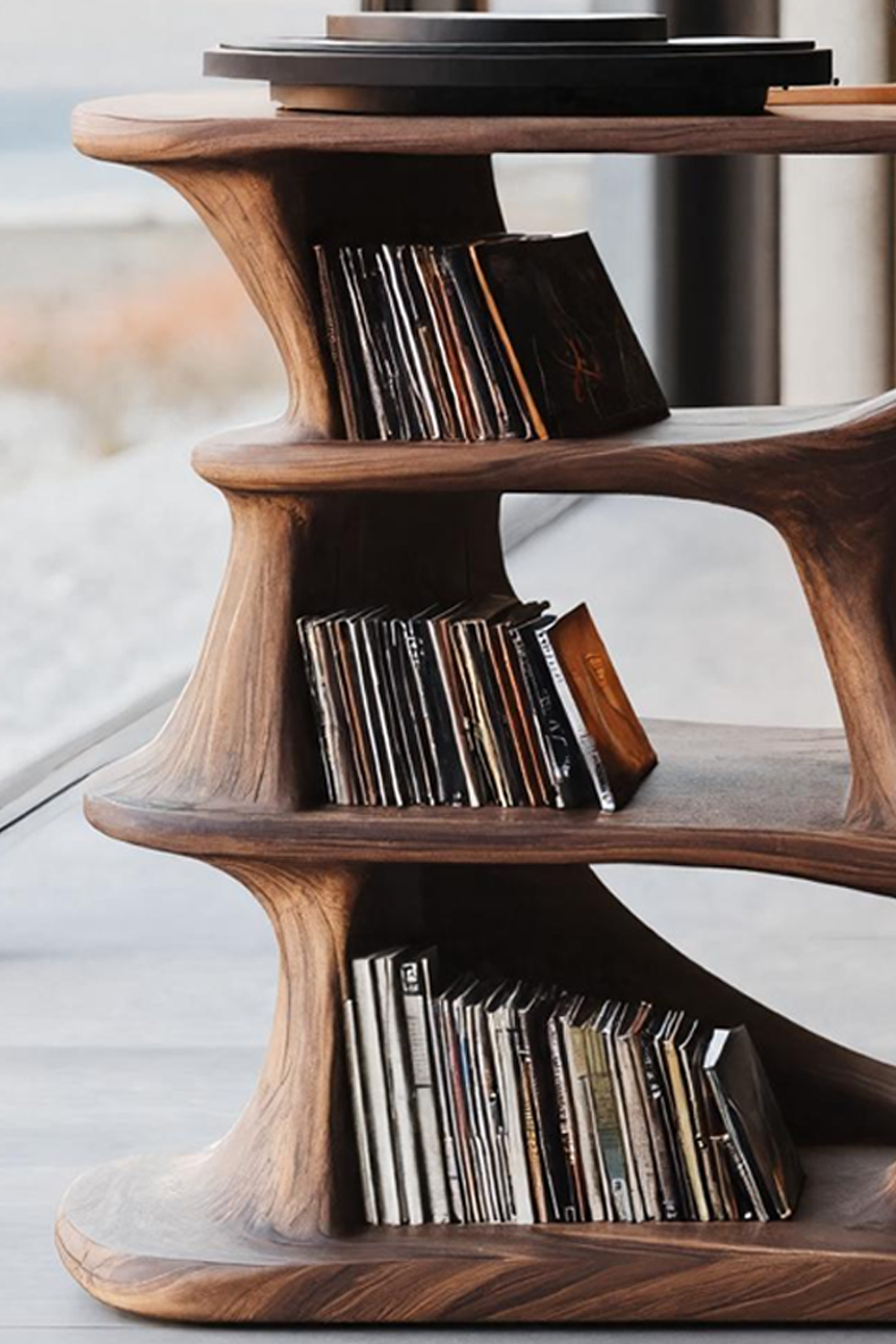 Rustic Wood Media Console For Livingroom Storage SILDTTRRPT029