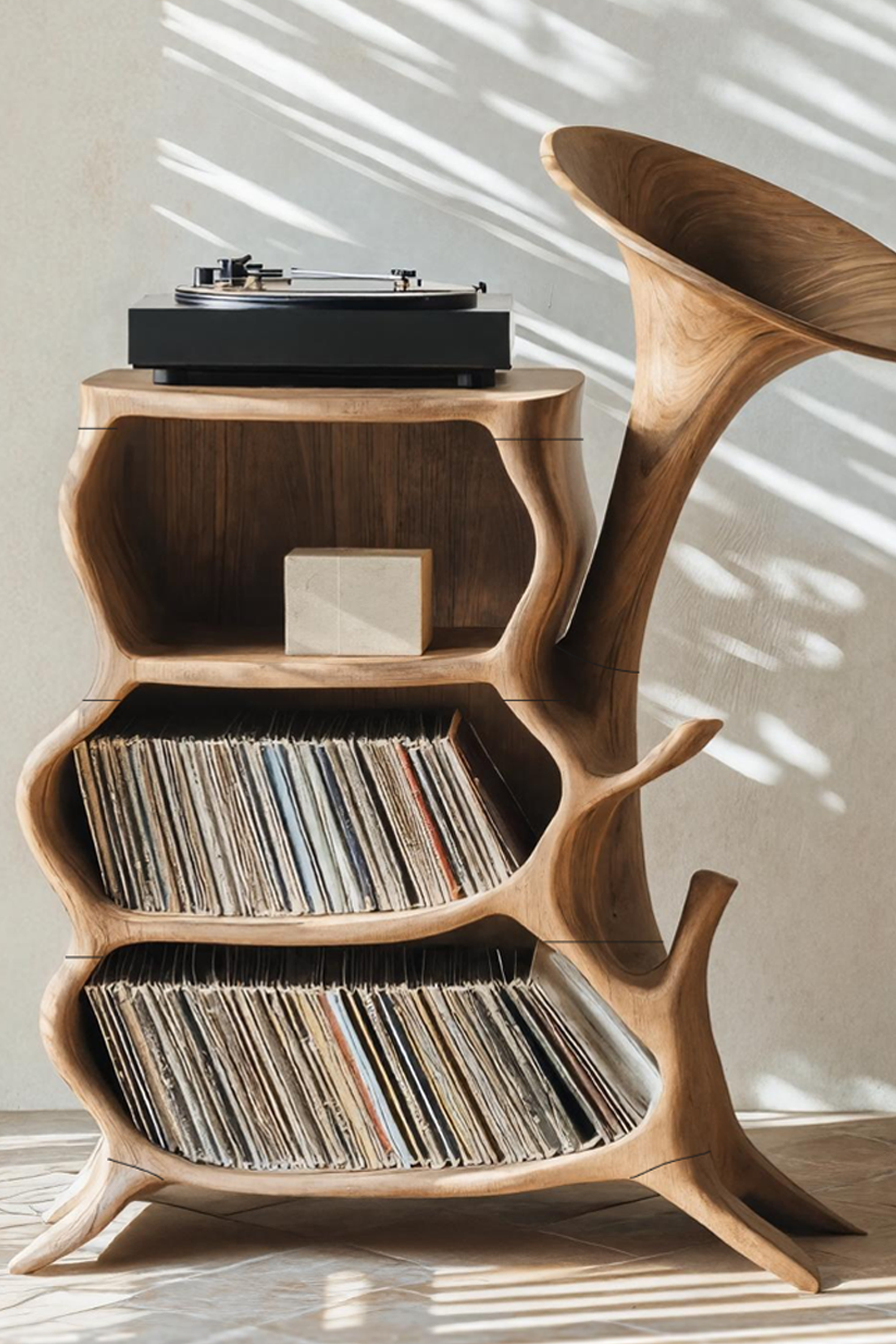 Handcrafted Wooden Media Console For Furniture Decor SILDTTRRPT015