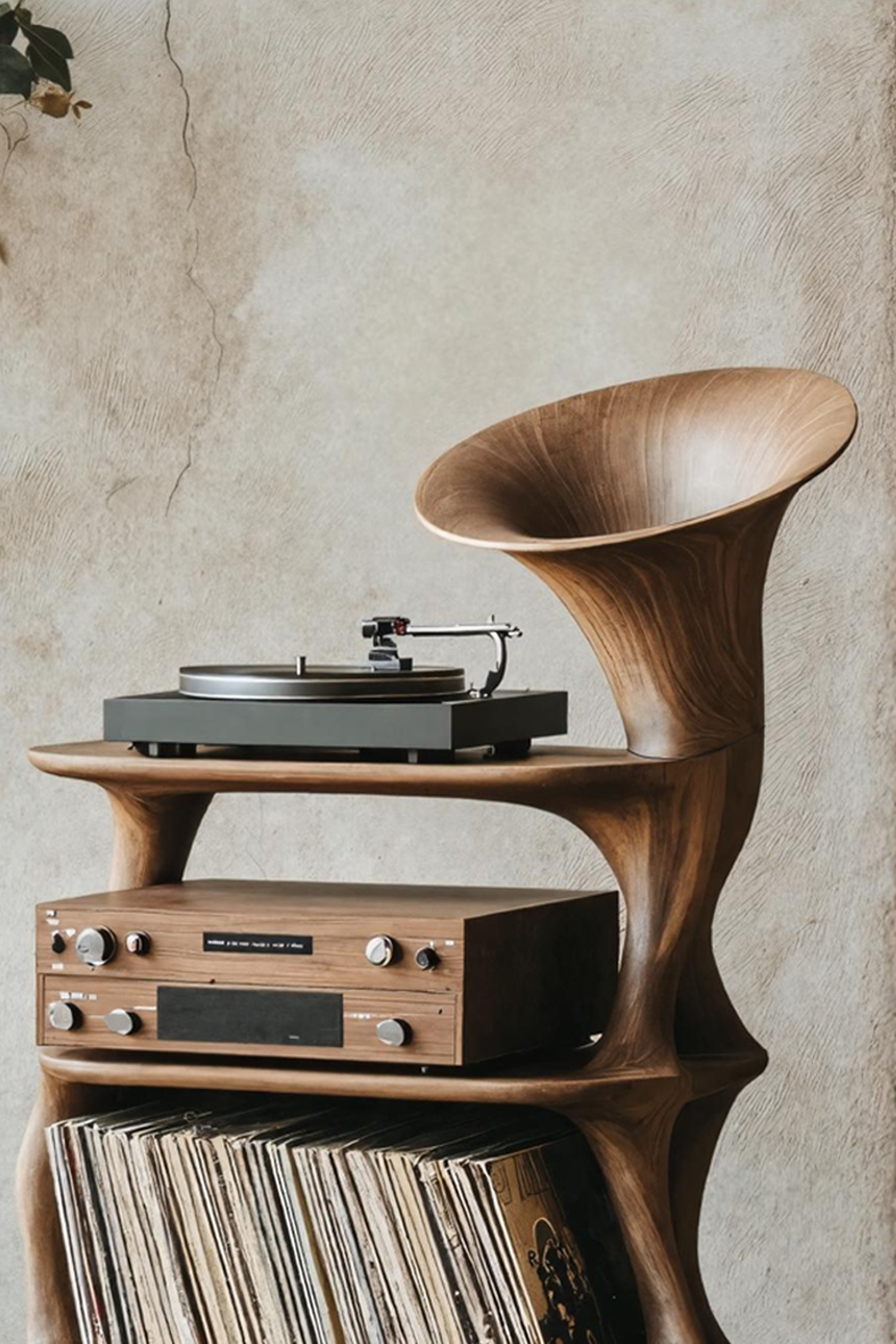 Mid Century Vinyl Cabinet For Livingroom Display SILDTTRRPT014