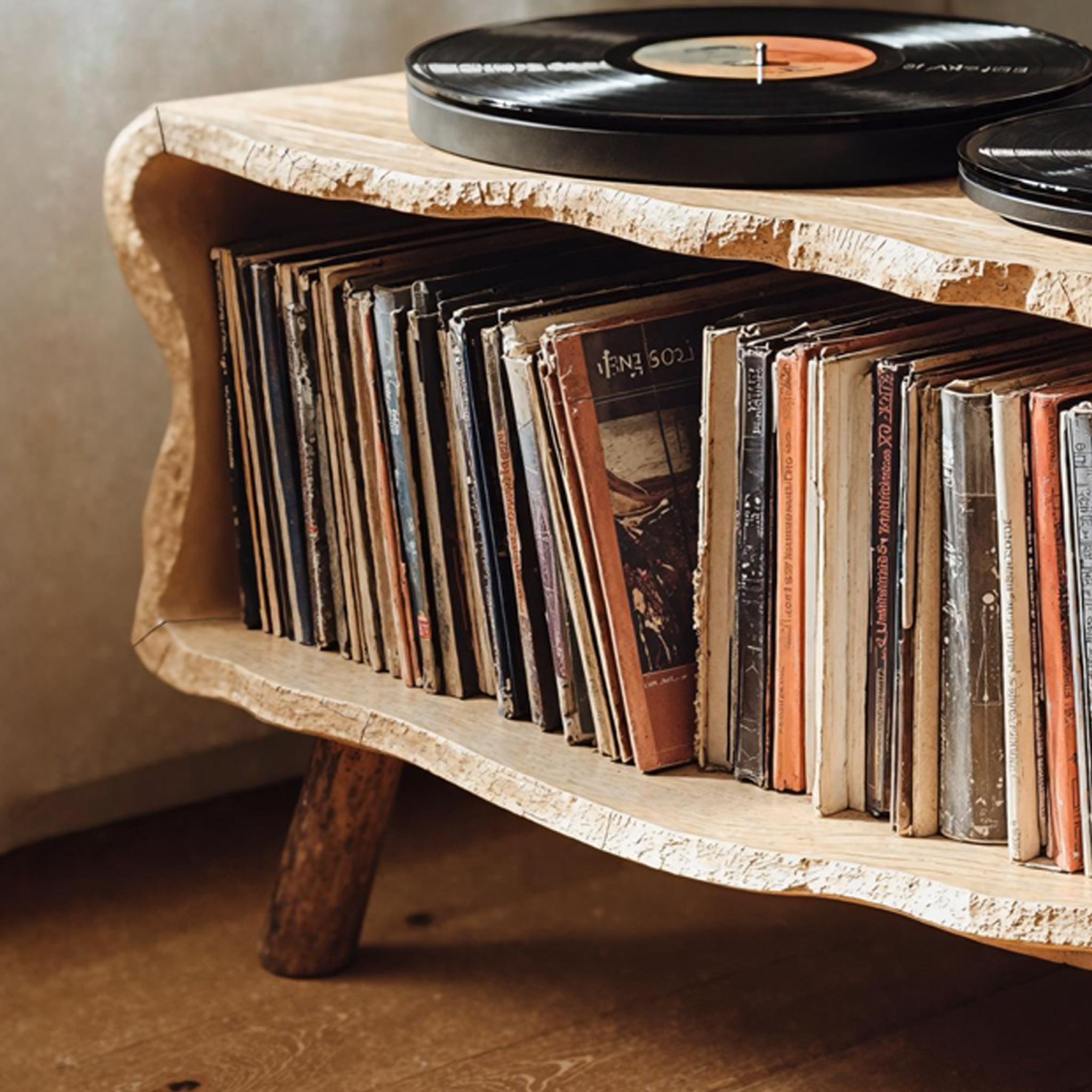 Stylish Record Player Stand For Living Room, Bedroom, Office SILDTRPT001