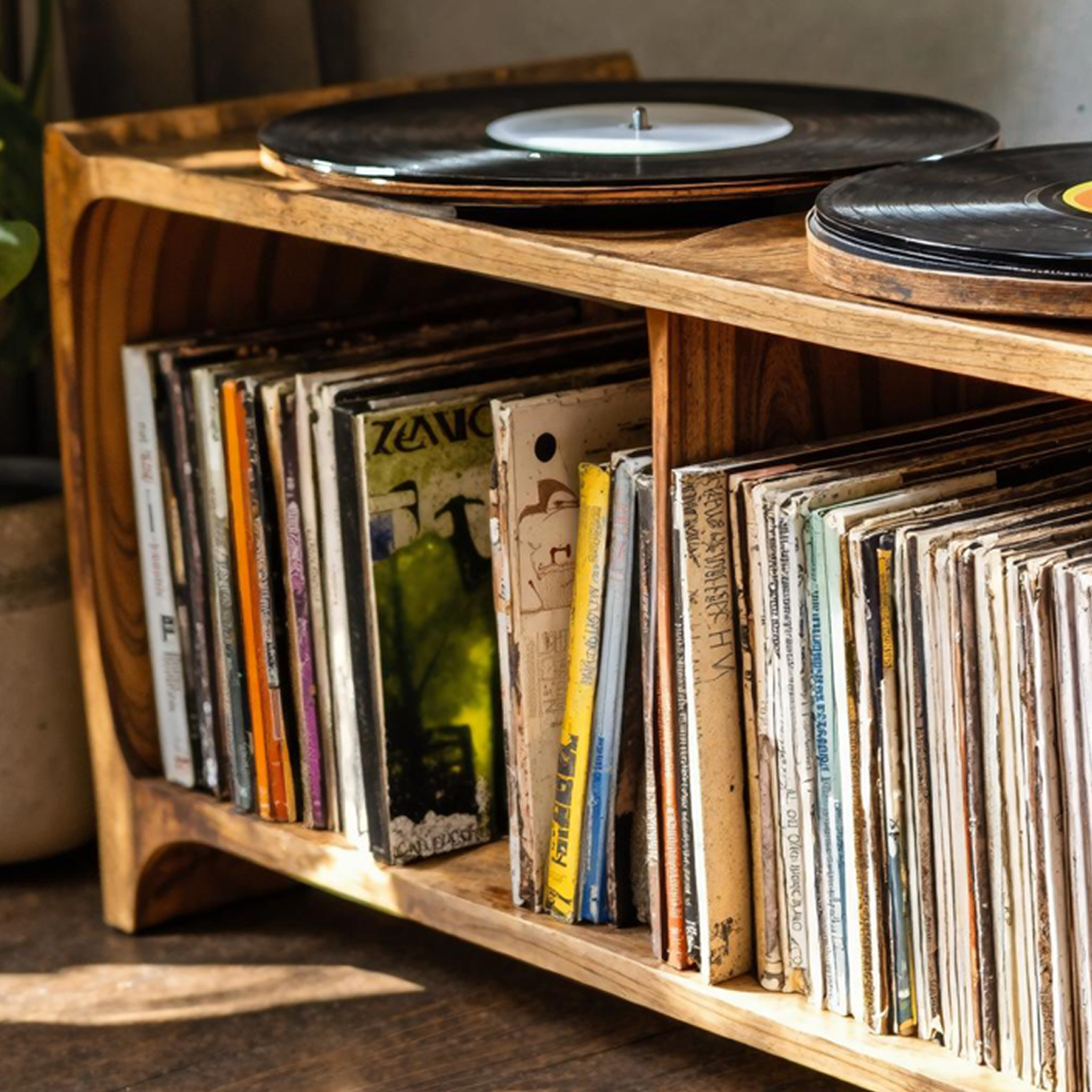 Mid-Century Record Player Stand For Living Room, Bedroom, Office, Hallway SILDTRPT006