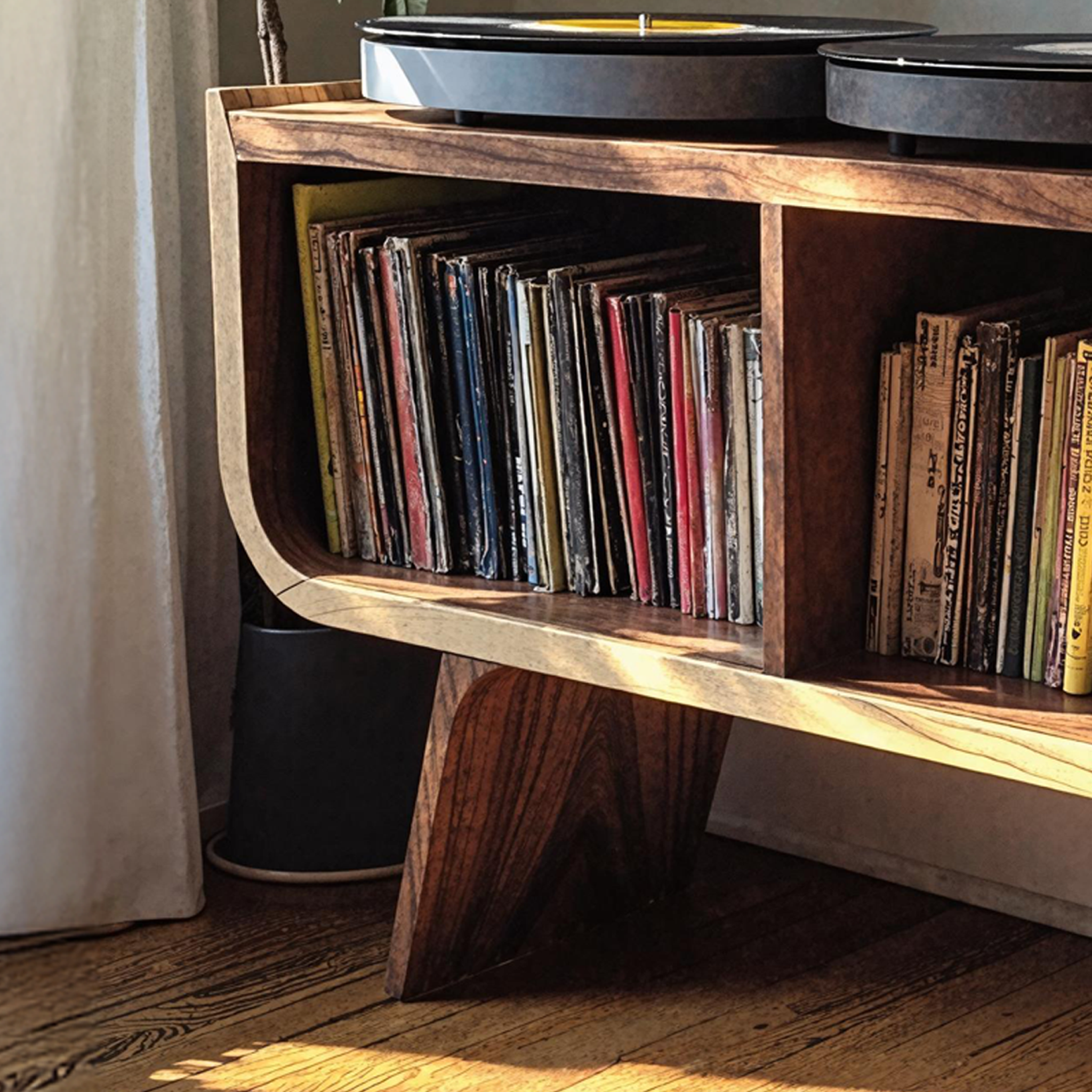 Minimalist Record Player Stand For Living Room, Bedroom, Office SILDTRPT005