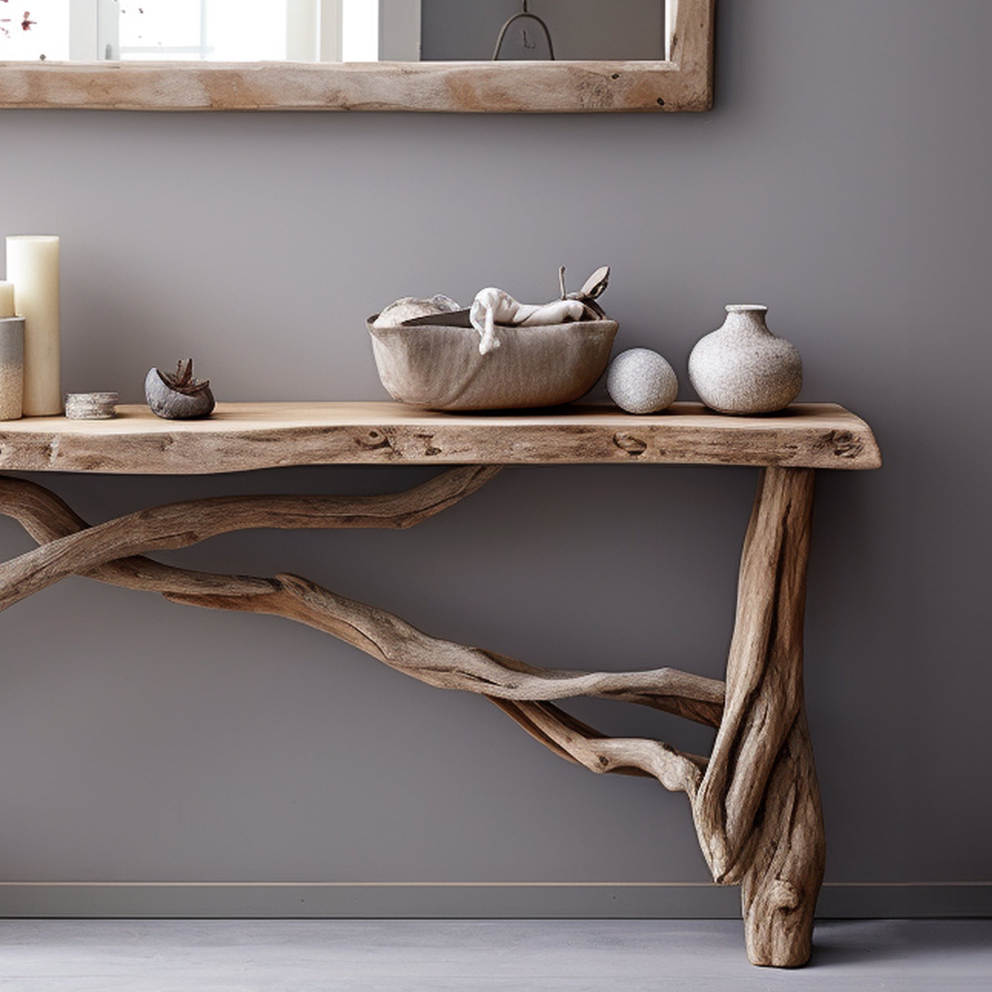 Rustic Entryway Console Table Handcrafted Farmhouse Homes SILDTCS018