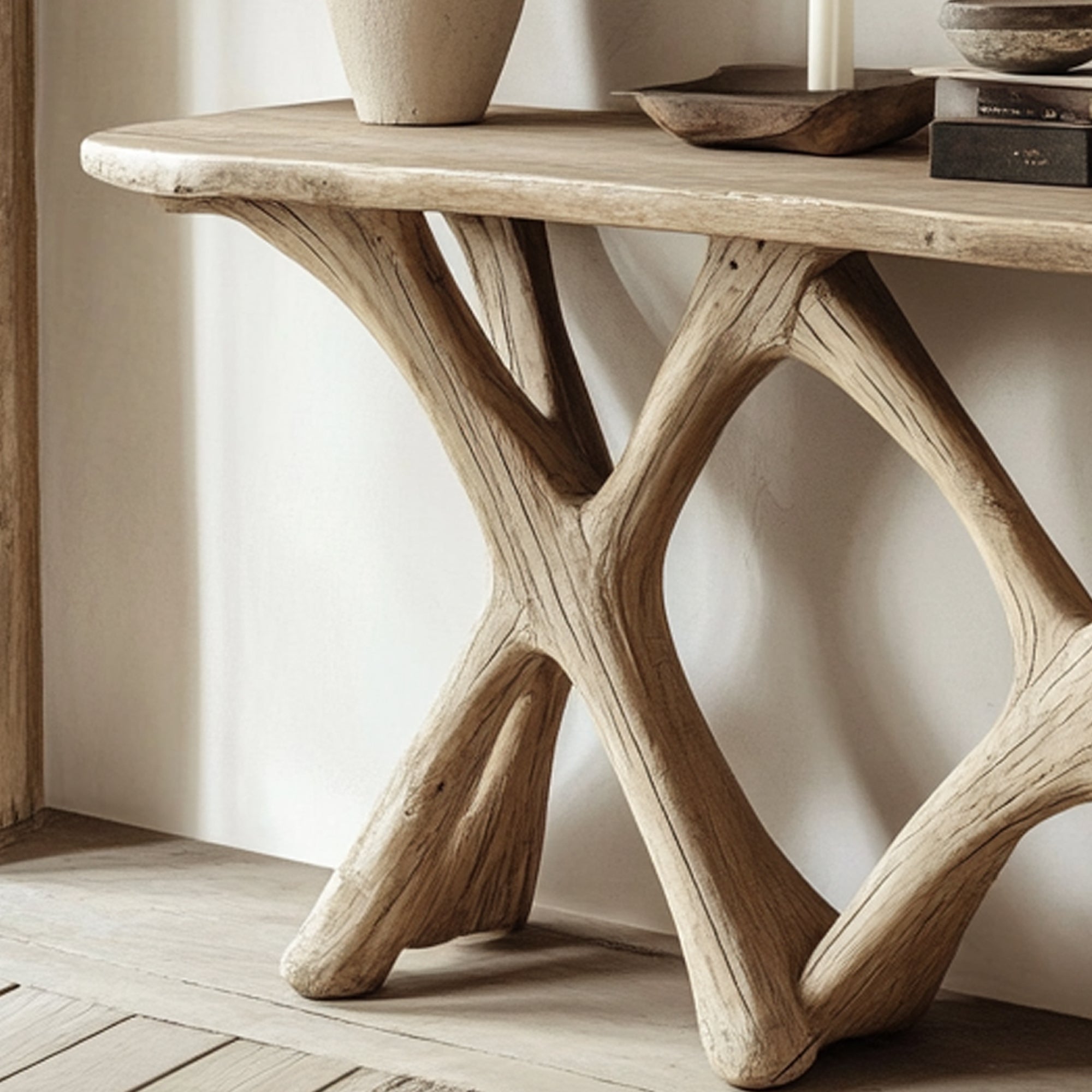 Curve Console Table Entryway SILDTCS045