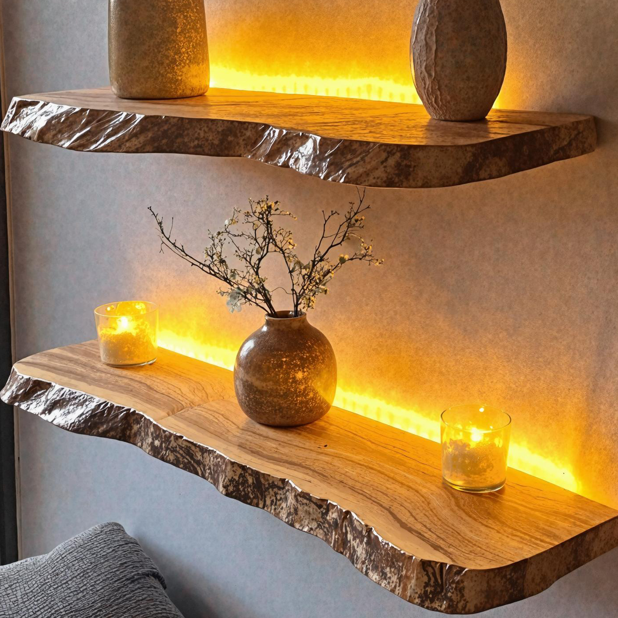 Minimalist Wooden Floating Shelf For Wall Display And Storage SILDTFL146