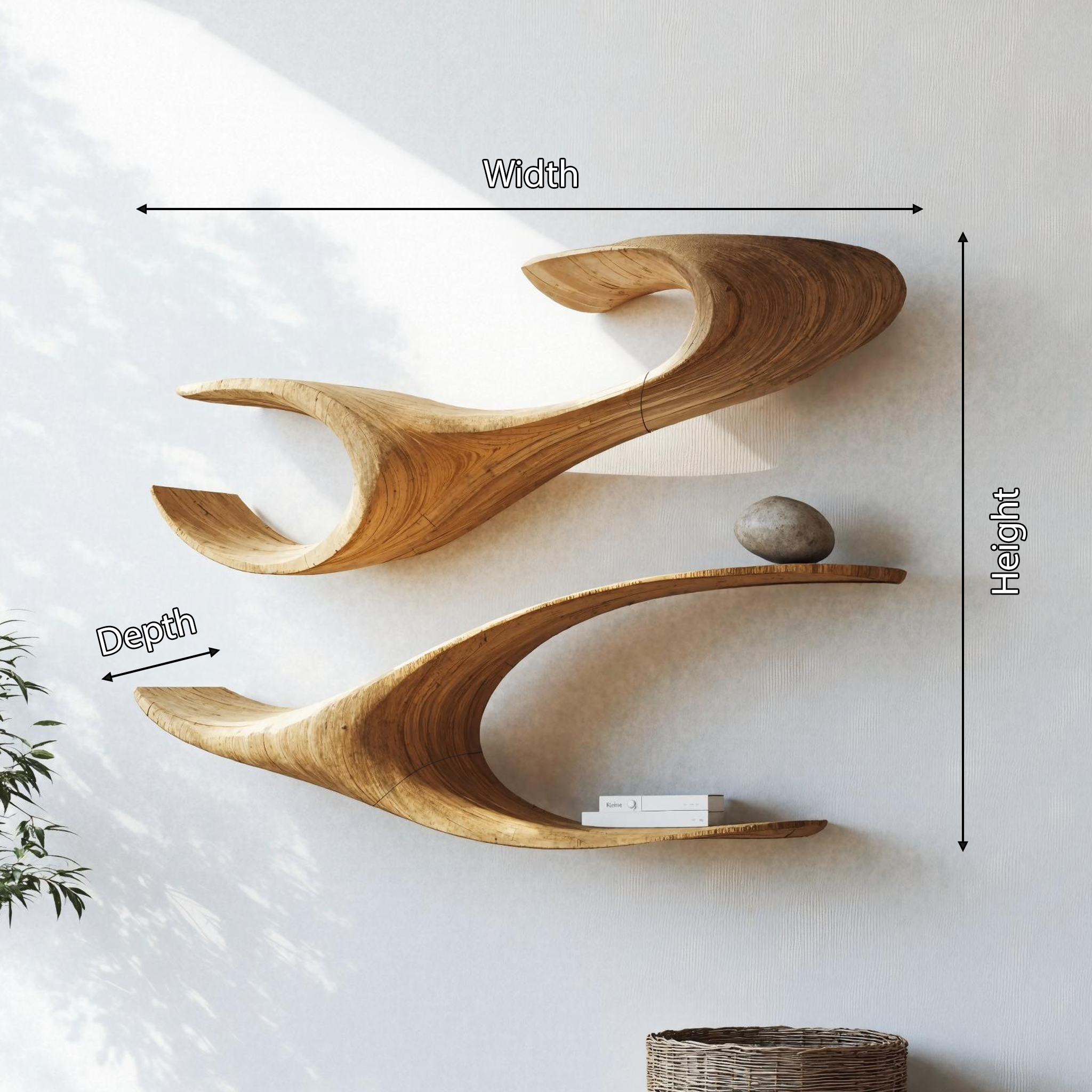 Farmhouse Live Edge Bookshelf For Bedroom Decor Ideas SILDTWMS002