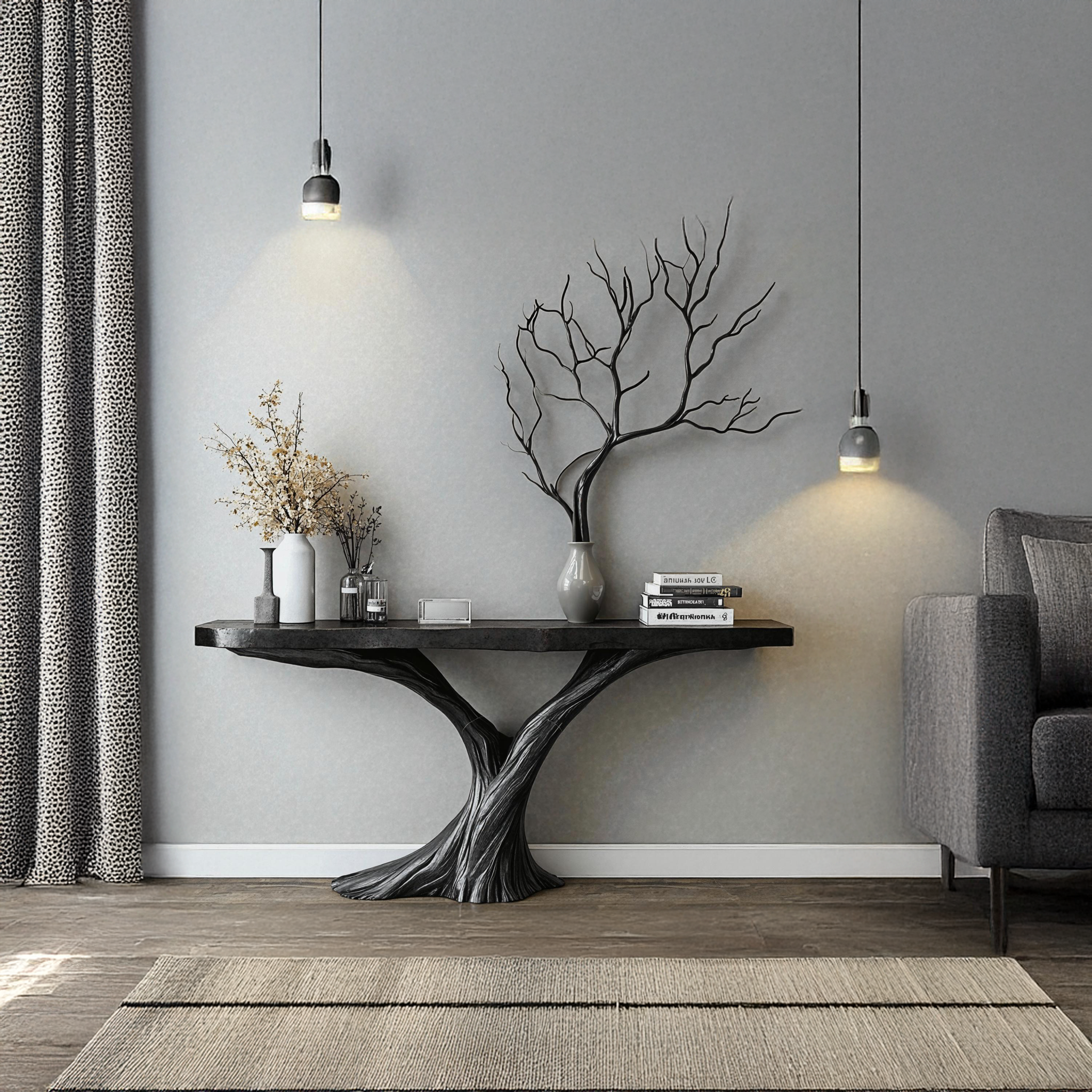 Space Saving Wood Console Table For A Practical Entryway Solution SILDTCS186