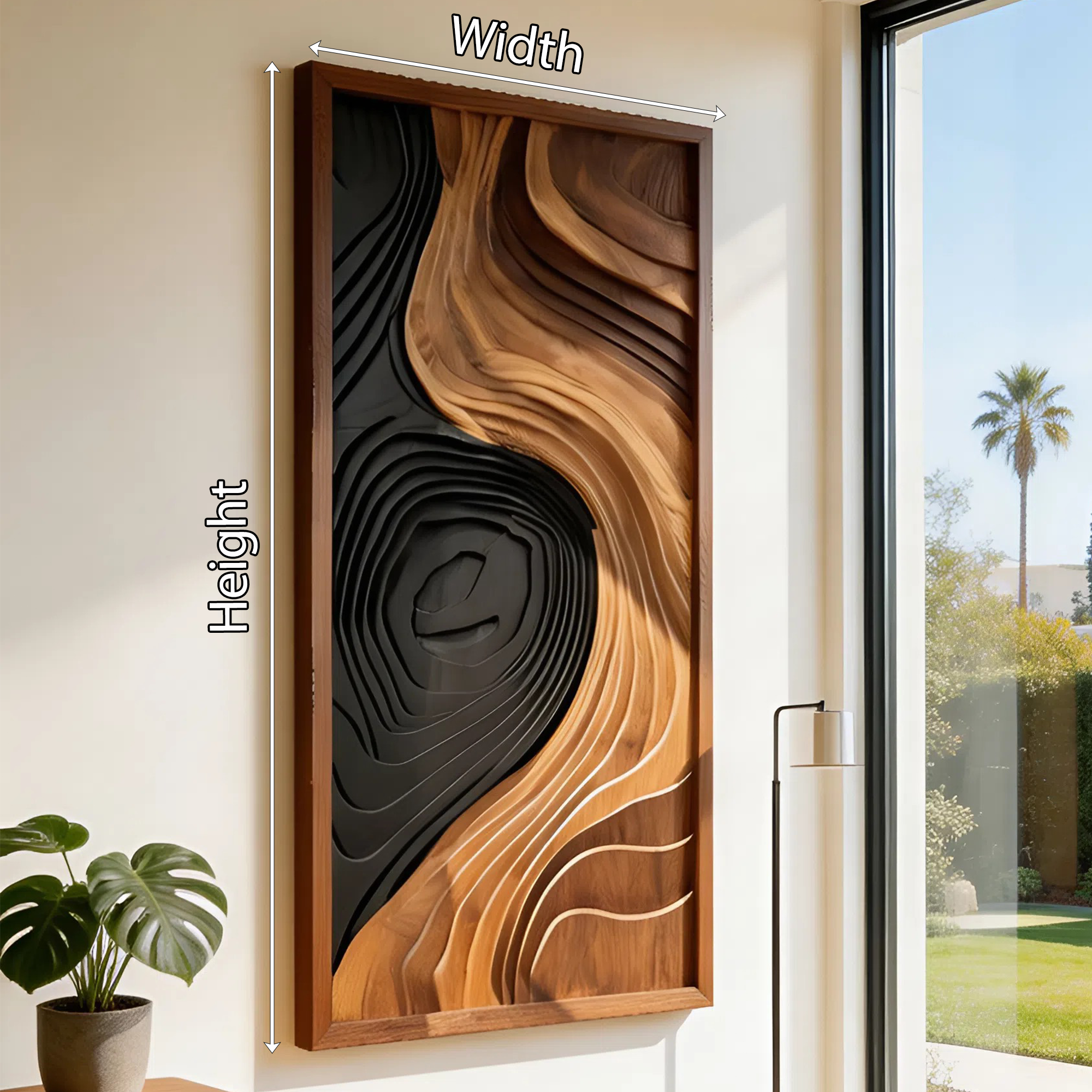 Contemporary Abstract Wall Art Panel For Bedroom Decor SILDTTNWA039