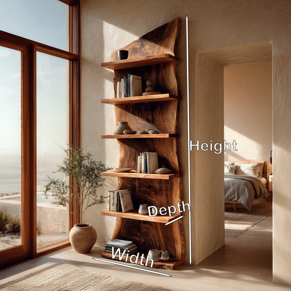 Modern Wooden Standing Shelf For Home Decor RTTHHNSS006