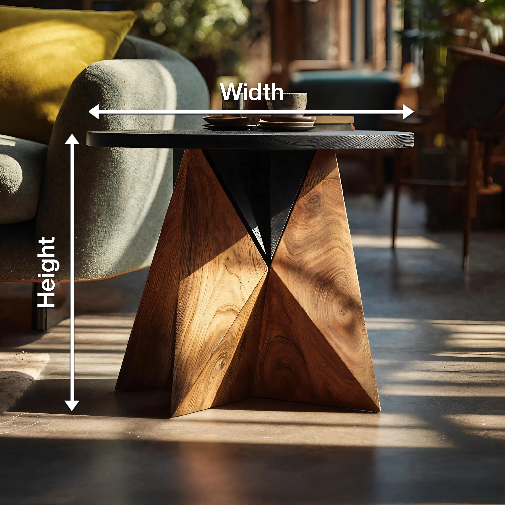 Modern Wooden Side Table For Bedroom Nightstand Decor SILDTTNSTA013