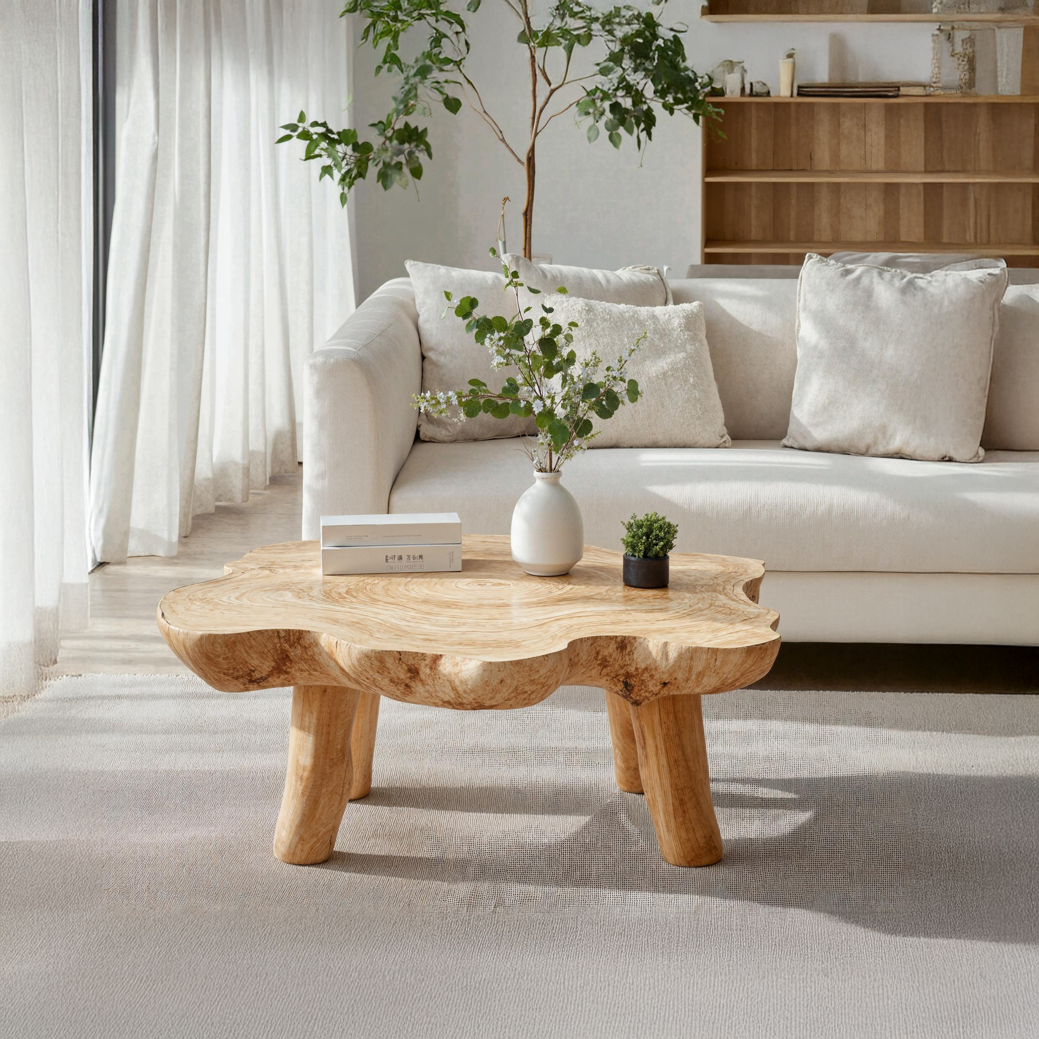 Mid Century Low Table For Vintage Room Design SILDTTRCF005