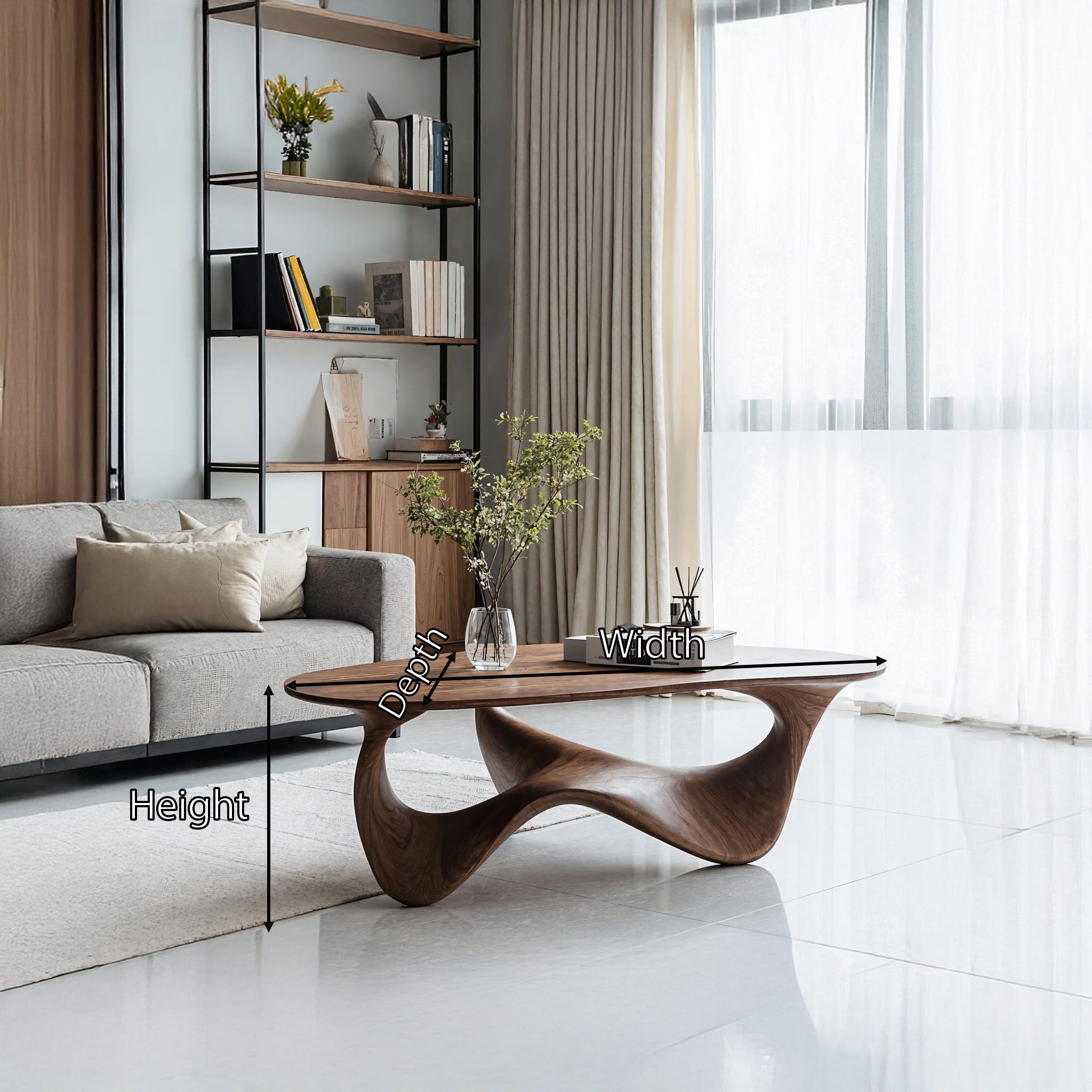 Rustic Wood Table For Natural Home Styling SILDTTRCF022