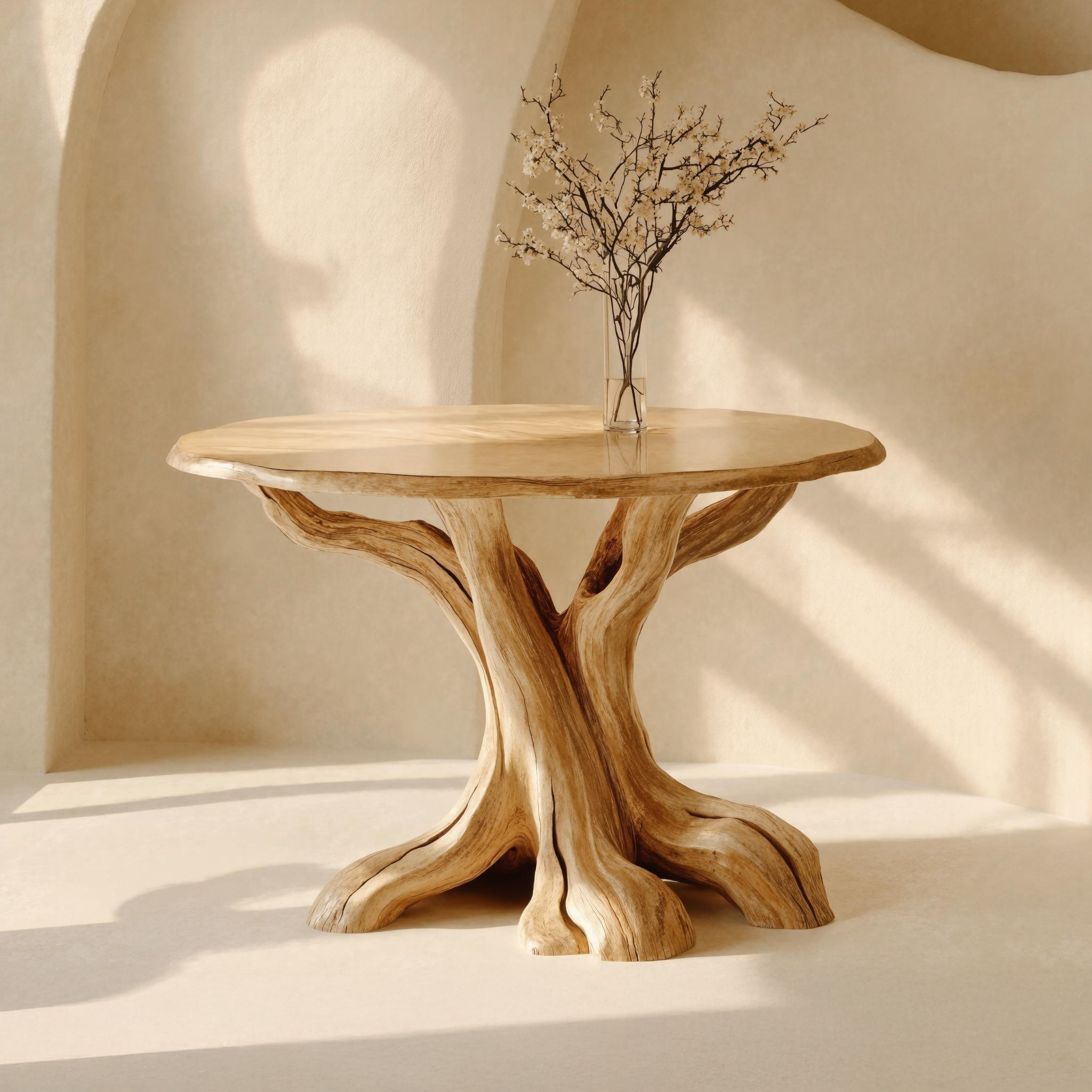 Handcrafted Wooden End Table With Timeless Design For Your Living Space SILDTEN109