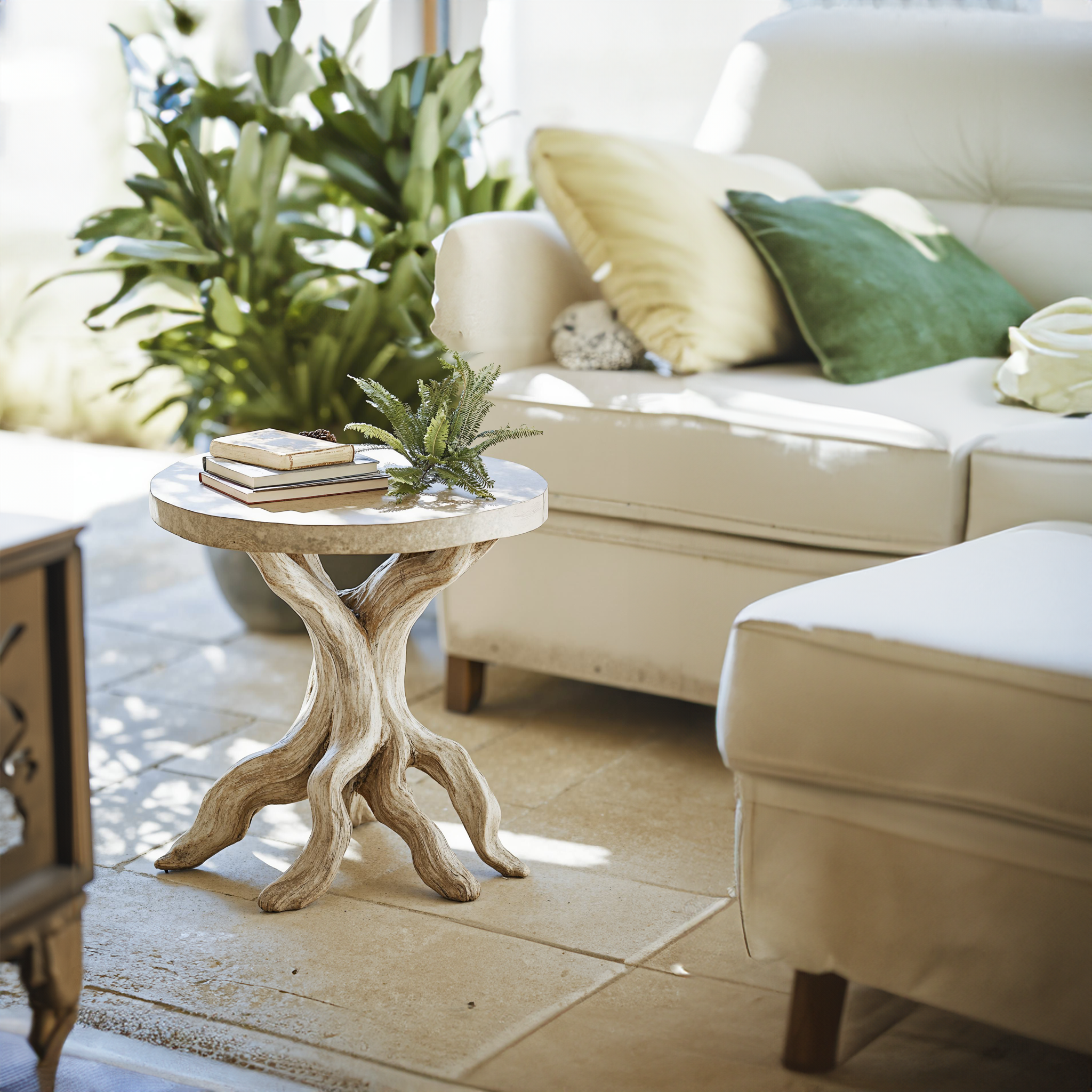 Farmhouse End Table Live Edge End Table Decor SILDTEN053