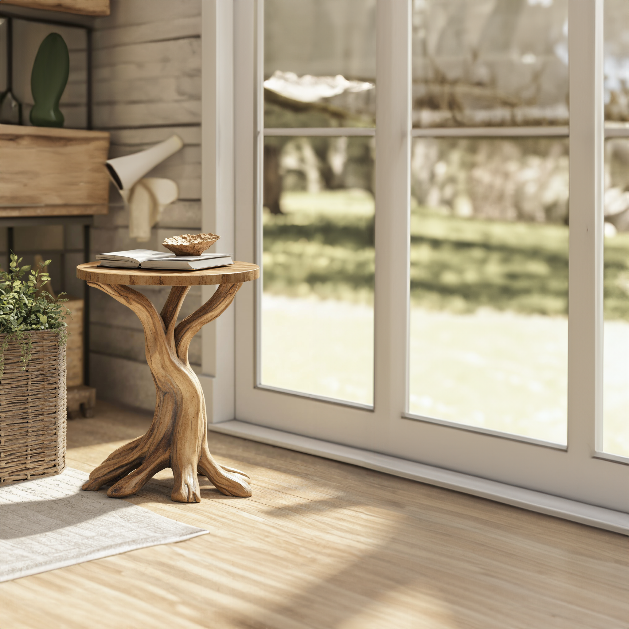 Farmhouse End Table Rustic End Table Home Decor SILDTEN056