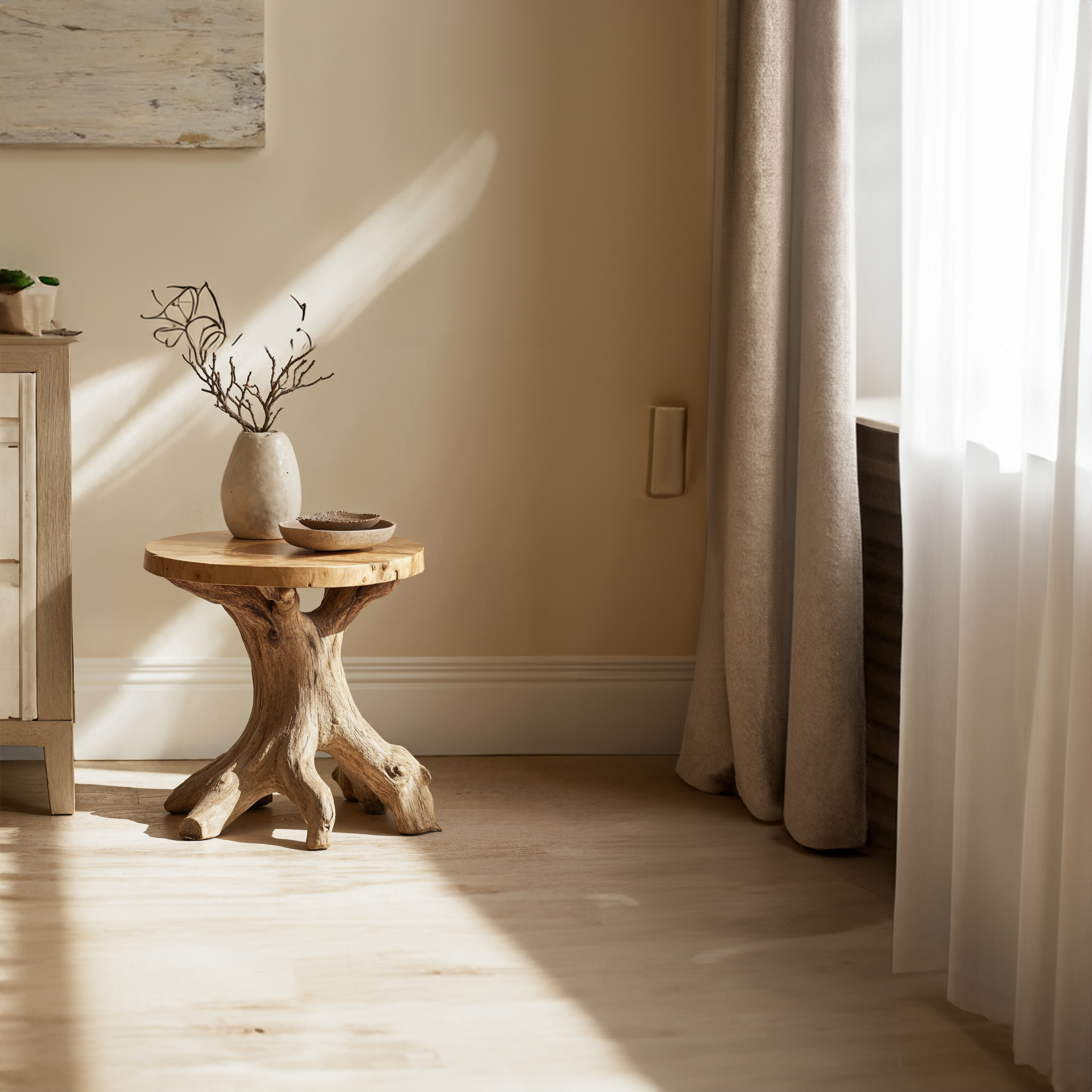 End Table Living Edge Table Reclaimed Wood SILDTEN051
