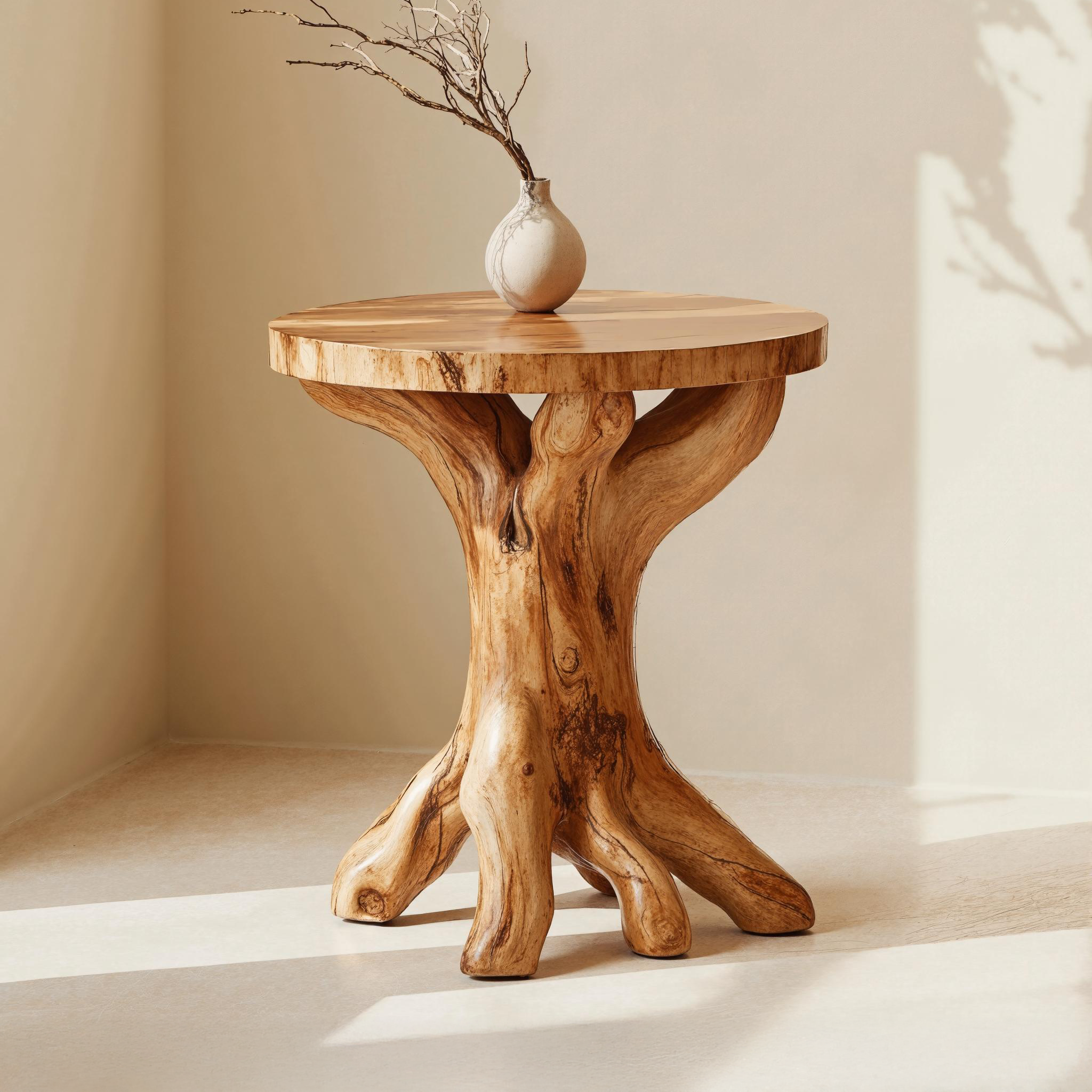 Elegant Handcrafted End Table Perfect For Modern Living Room Spaces SILDTEN108