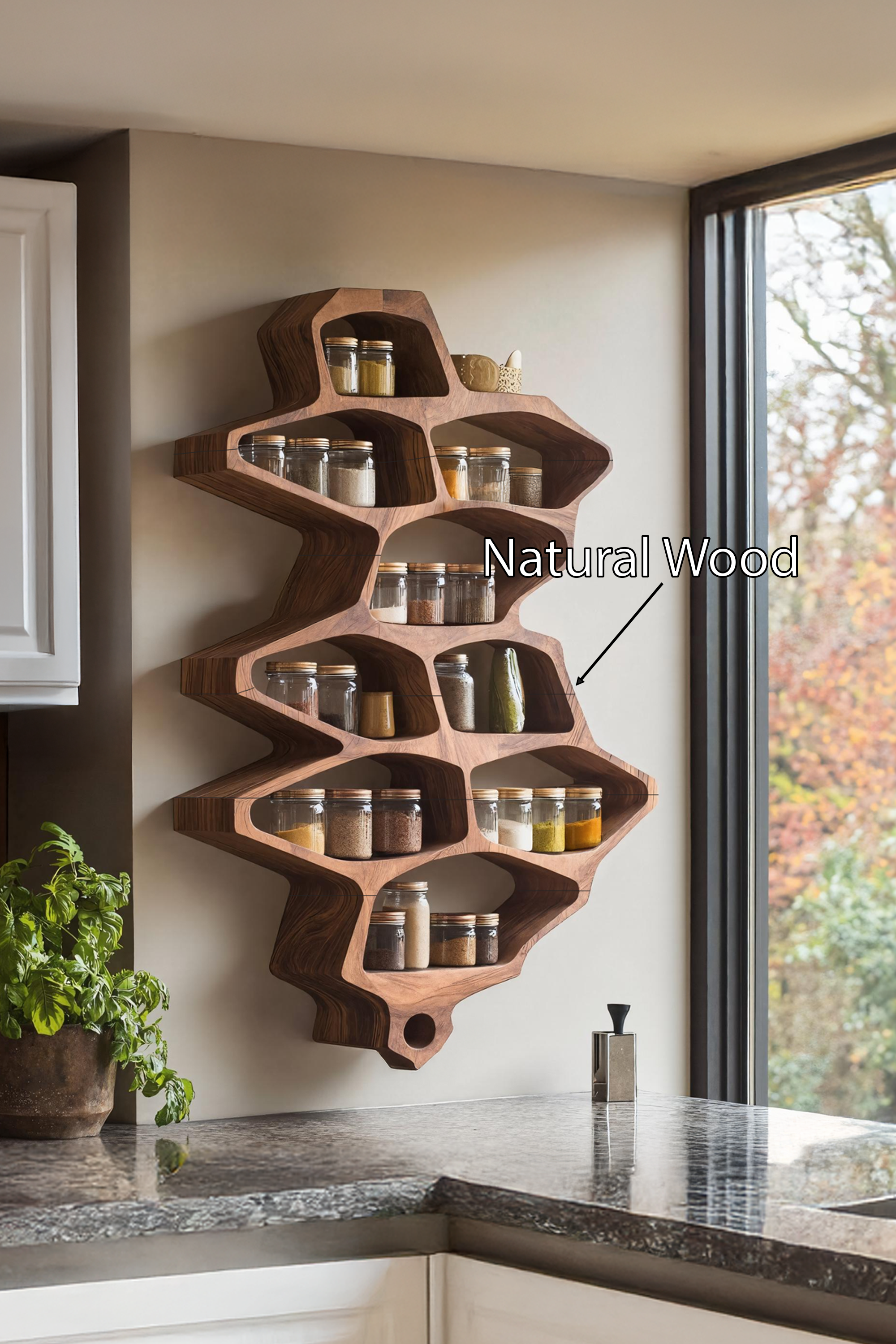 Farmhouse Style Spice Storage Cabinet For Kitchen Use SILDTTRSRS015