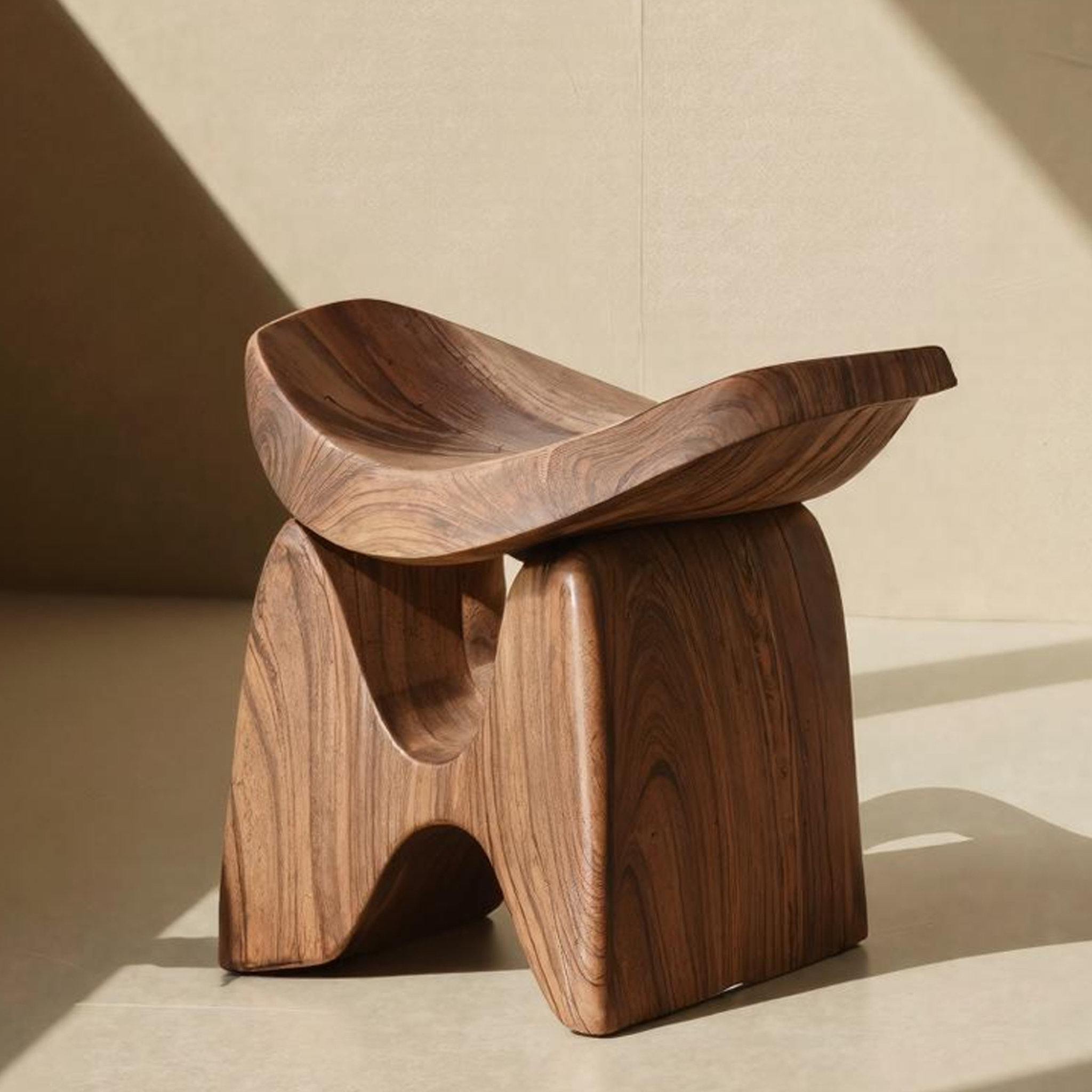 Mid Century Shower Stool For Elegant Bathroom Look SILDTTRSB008
