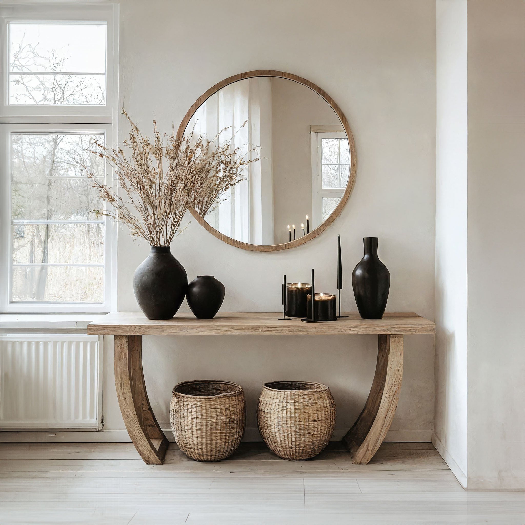Woodworking Console Entryway Table Decor SILDTCS067