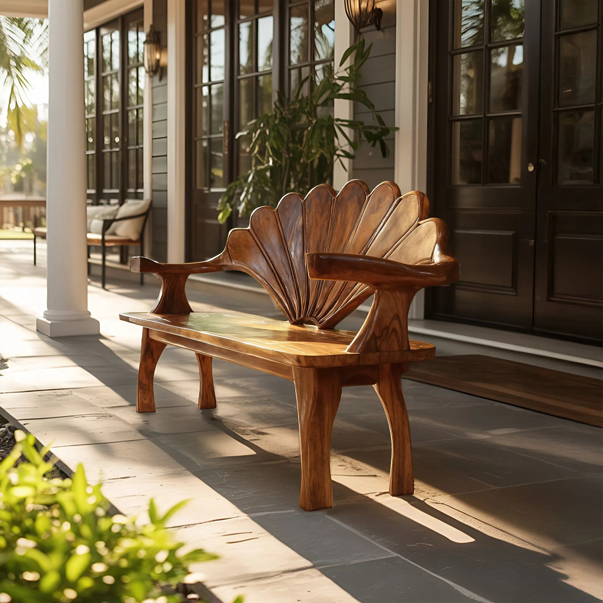 Live Edge Wooden Bench For Entryway Interior Styling SILDTTRBEN035