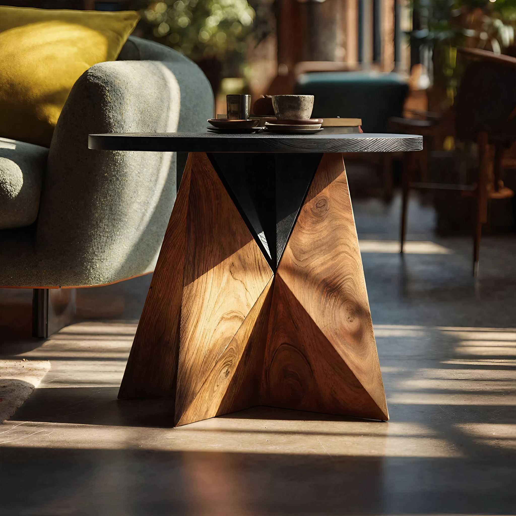 Modern Wooden Side Table For Bedroom Nightstand Decor SILDTTNSTA013